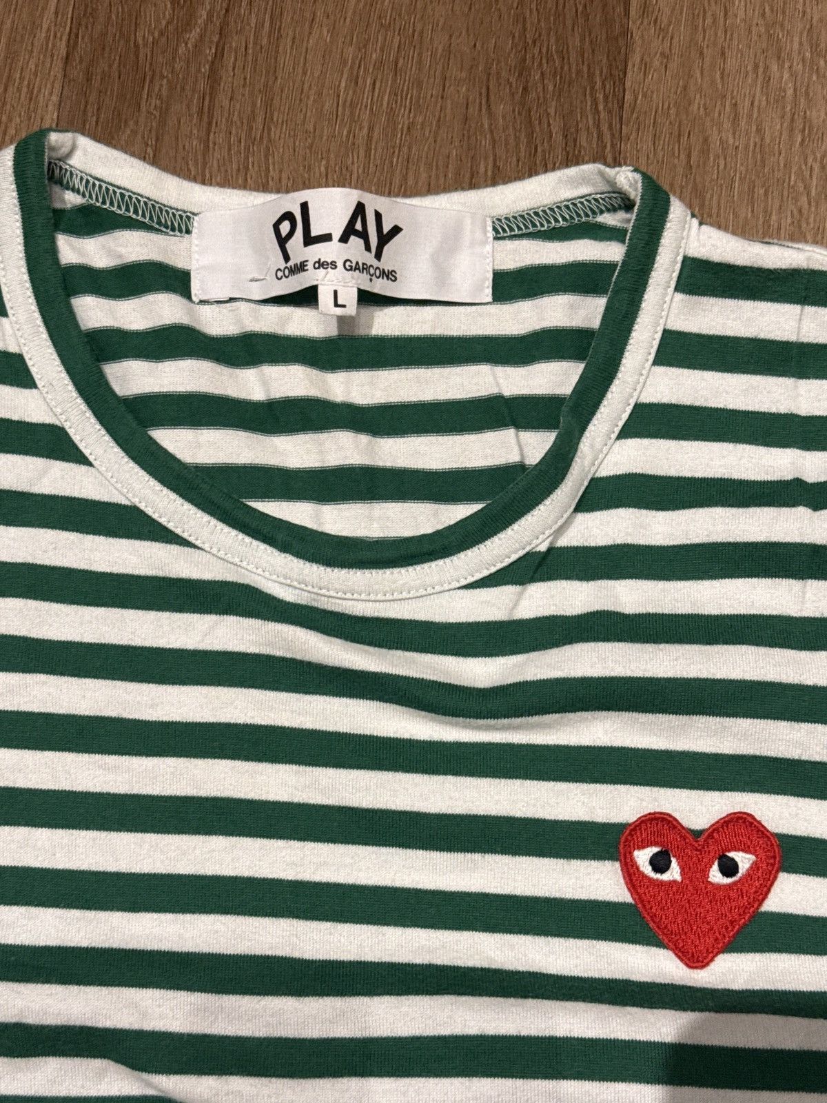Comme des Garcons PLAY Comme des Garcon PLAY Long Sleeve Size US L / EU 52-54 / 3 - 3 Thumbnail