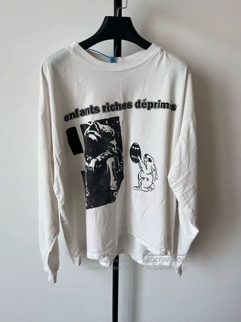 Enfants Riches Deprimes Enfants Riches Deprimes White Rabbit Slogan Long-Sleeve Size US M / EU 48-50 / 2 - 1 Thumbnail