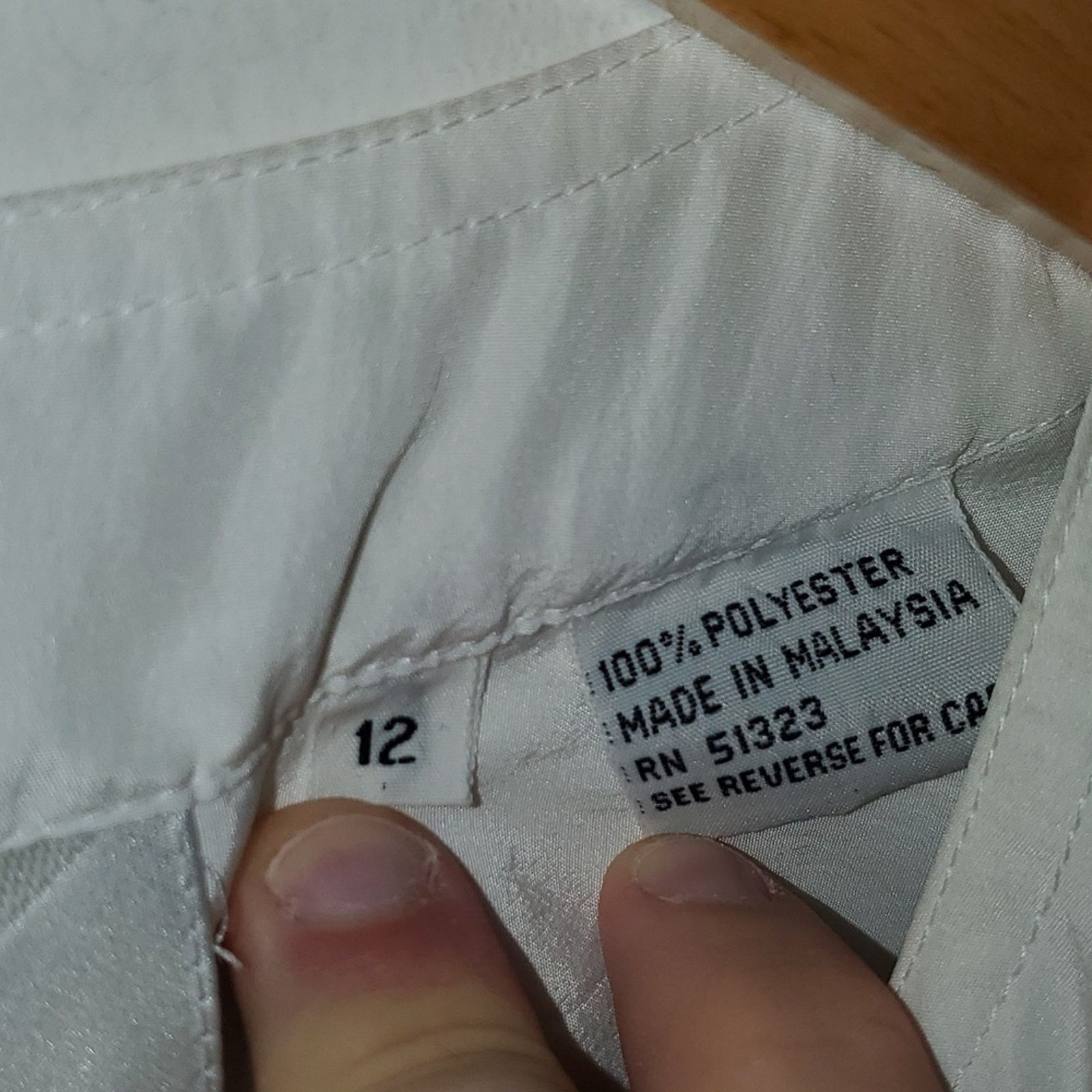 Vintage Vintage Josephine White Blouse Size L / US 10 / IT 46 - 5 Thumbnail