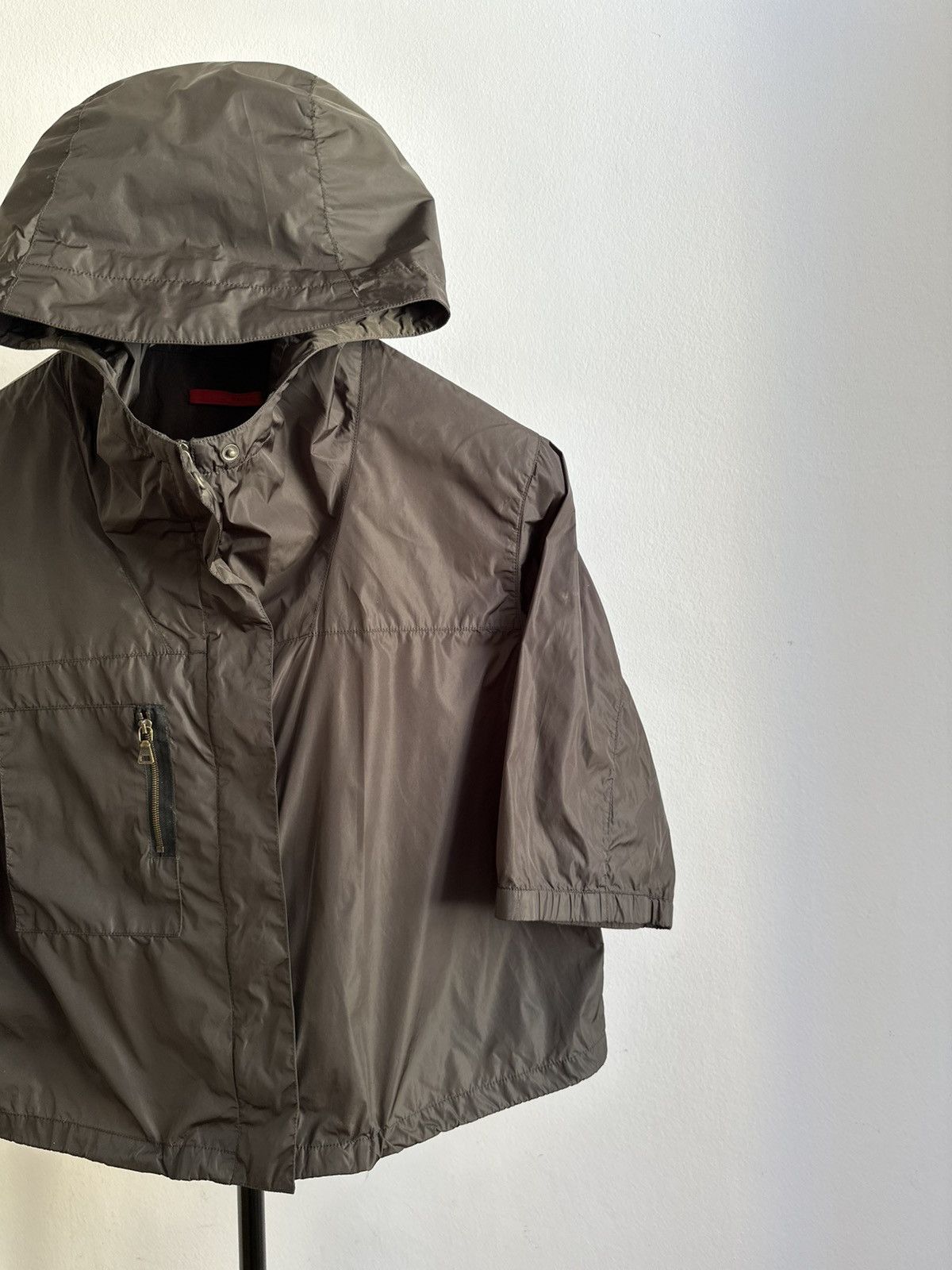 Prada Prada Sport Collection 00s Rare Vintage Cropped Nylon Jacket Size US S / EU 44-46 / 1 - 4 Thumbnail