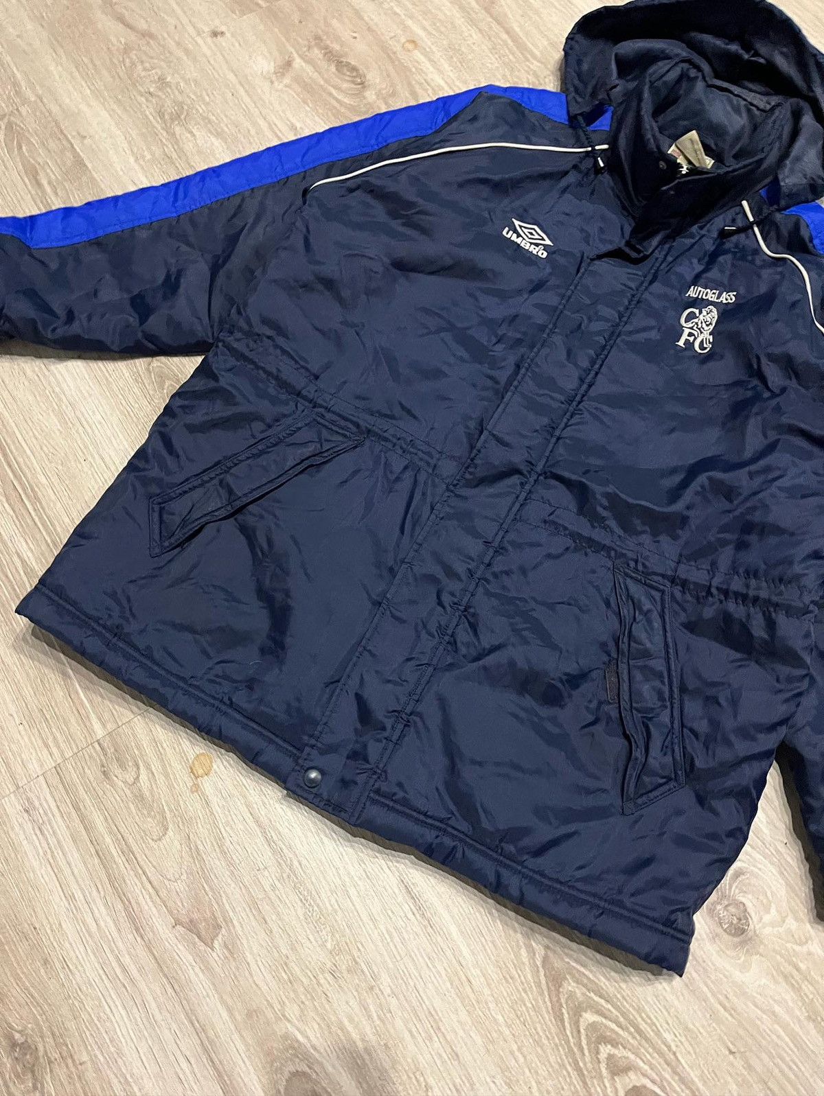 Chelsea Soccer × Umbro × Vintage Vintage Chelsea soccer jacket parka size M Umbro logo Size US M / EU 48-50 / 2 - 4 Thumbnail