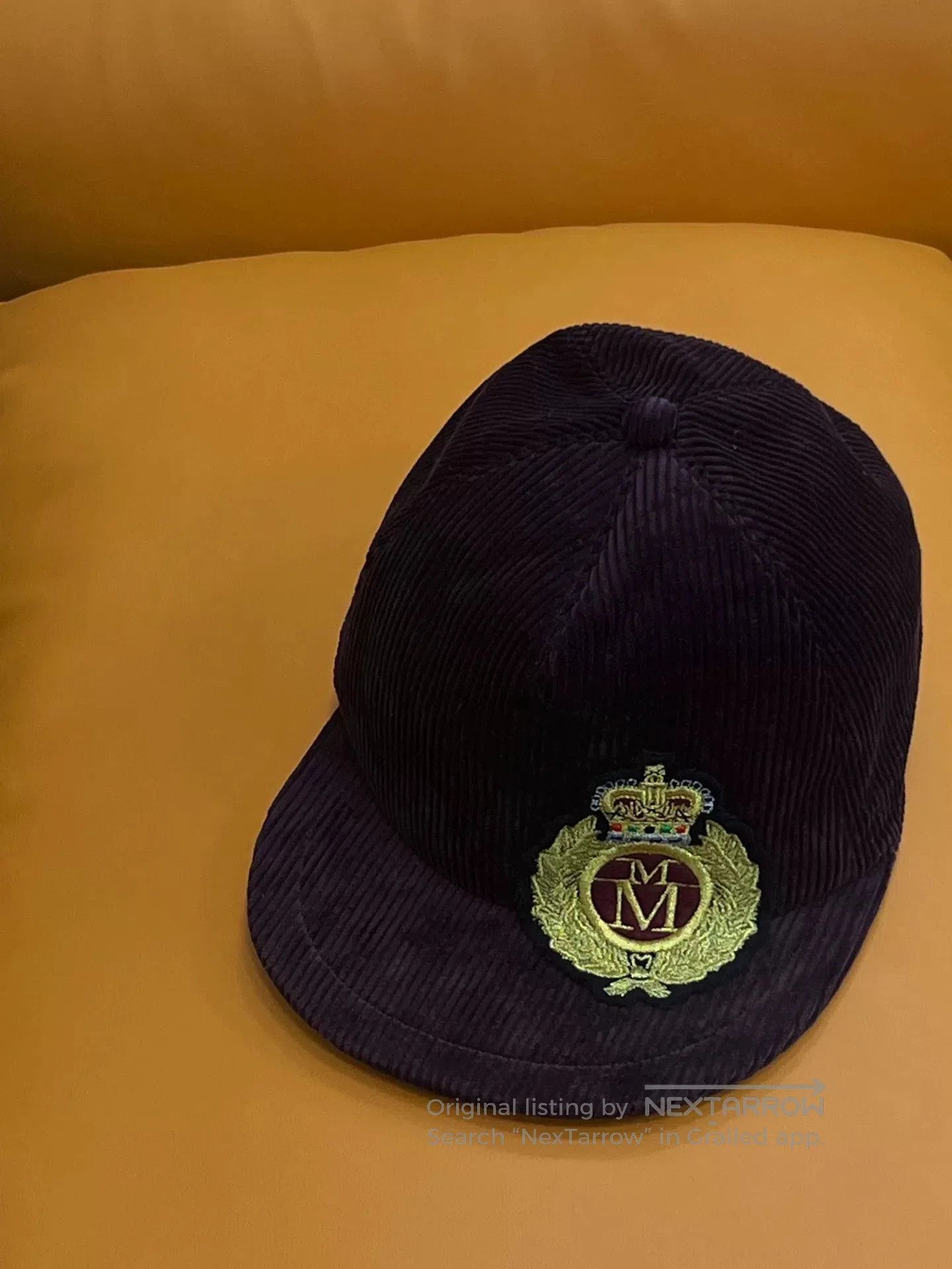 Maison Michel Maison Michel Purple Corduroy Hat. Size ONE SIZE - 1 Thumbnail