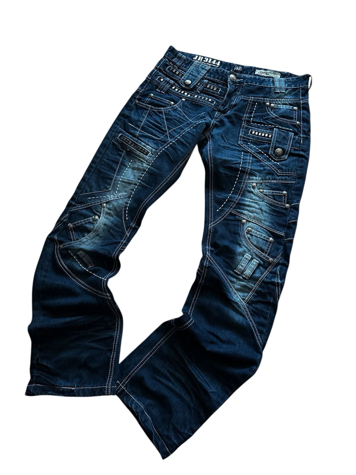 Other Jrag denim cyber japan style zipper faded pants archive punk Size US 32 / EU 48 - 3 Thumbnail