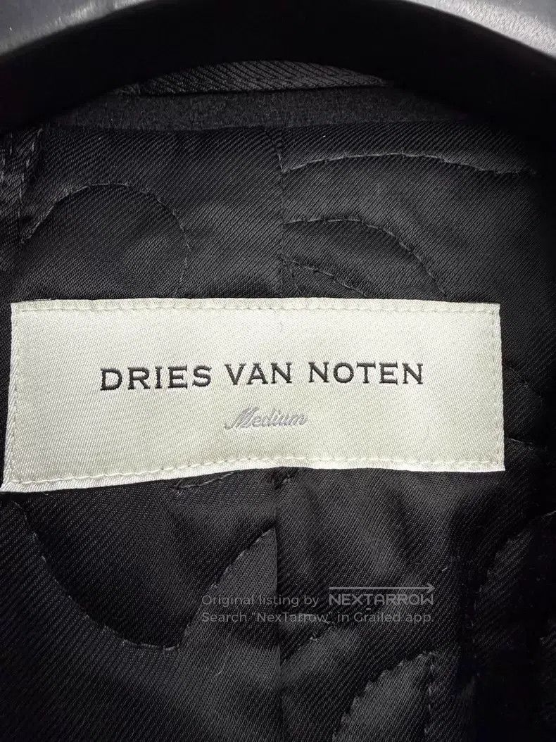 Dries Van Noten DRIES VAN NOTEN Round Shoulder Heavyweight Wool Overcoat Size US M / EU 48-50 / 2 - 4 Thumbnail
