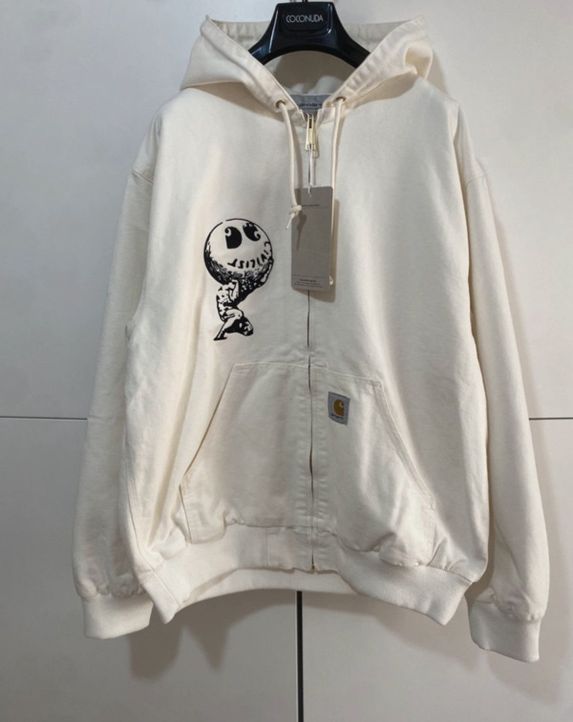 Carhartt Wip Active Jacket Carhartt Wip x Civilist size XL white new Size US XL / EU 56 / 4 - 1 Thumbnail