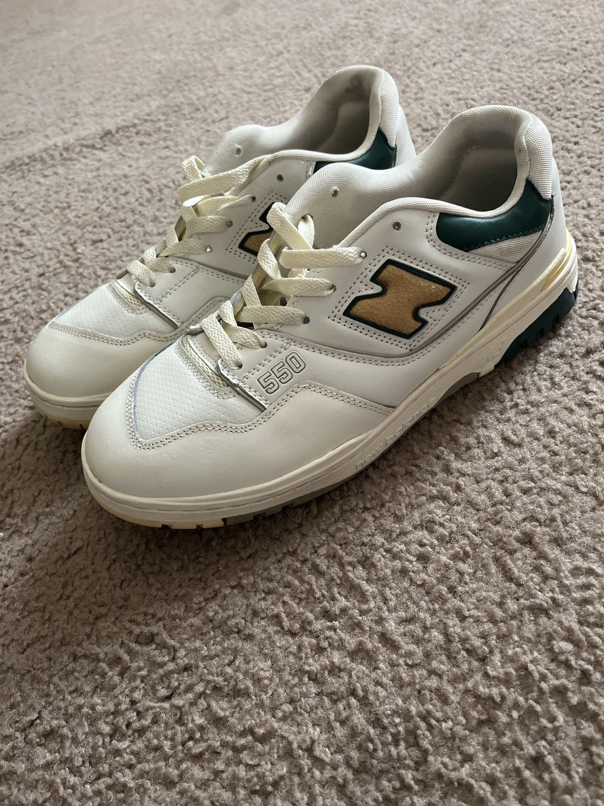 image of Aime Leon Dore x New Balance 550 Shoes in Beige, Men's (Size 10)
