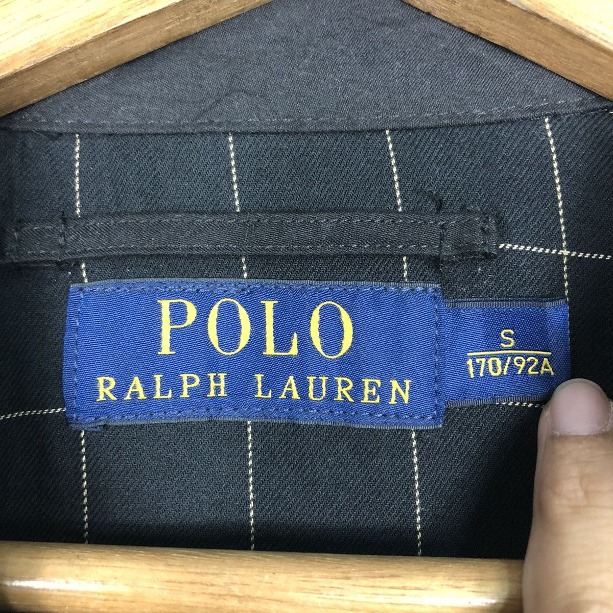 Polo Ralph Lauren 🔥RICH BLACK VINTAGE BOMBER JACKET POLO RALPH LAUREN BLANKET Size US S / EU 44-46 / 1 - 21 Thumbnail