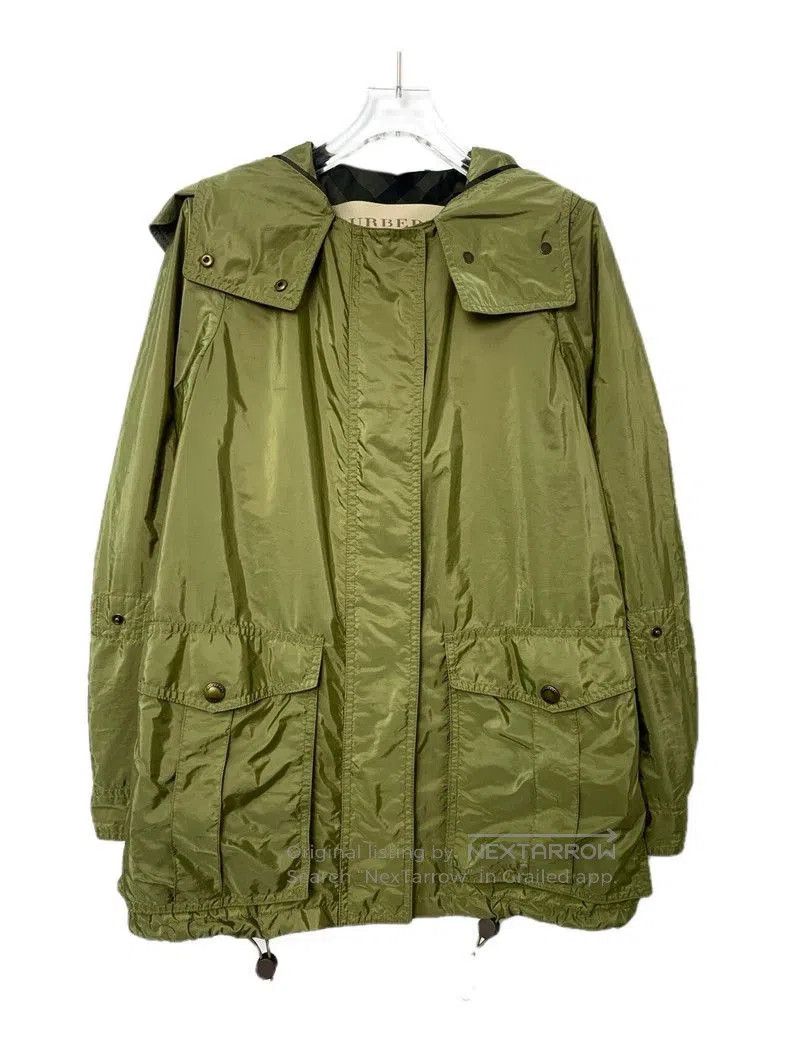 Burberry Burberry Green Hooded Jacket Coat. Size US XS / EU 42 / 0 - 1 Thumbnail