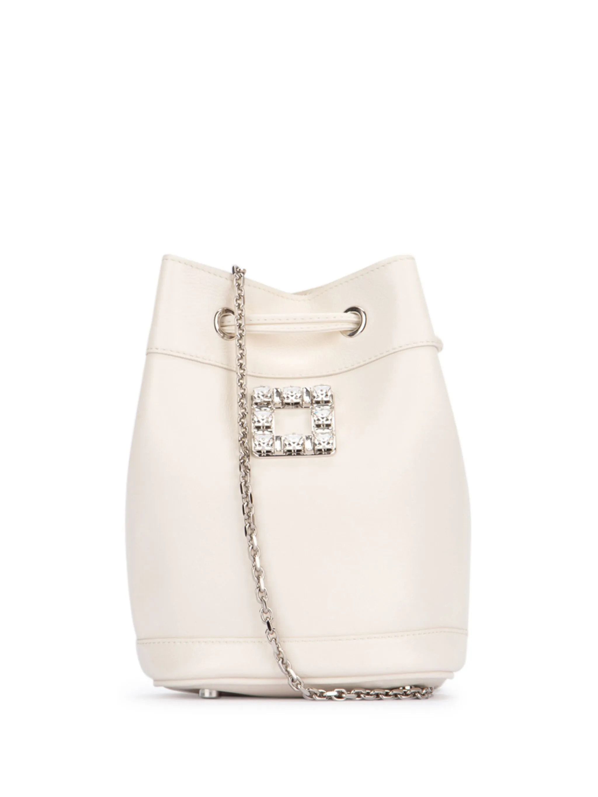 Roger Vivier o1s22i1n0325 Size: OS / Mini Leather Bucket Bag in White Size ONE SIZE - 1 Thumbnail