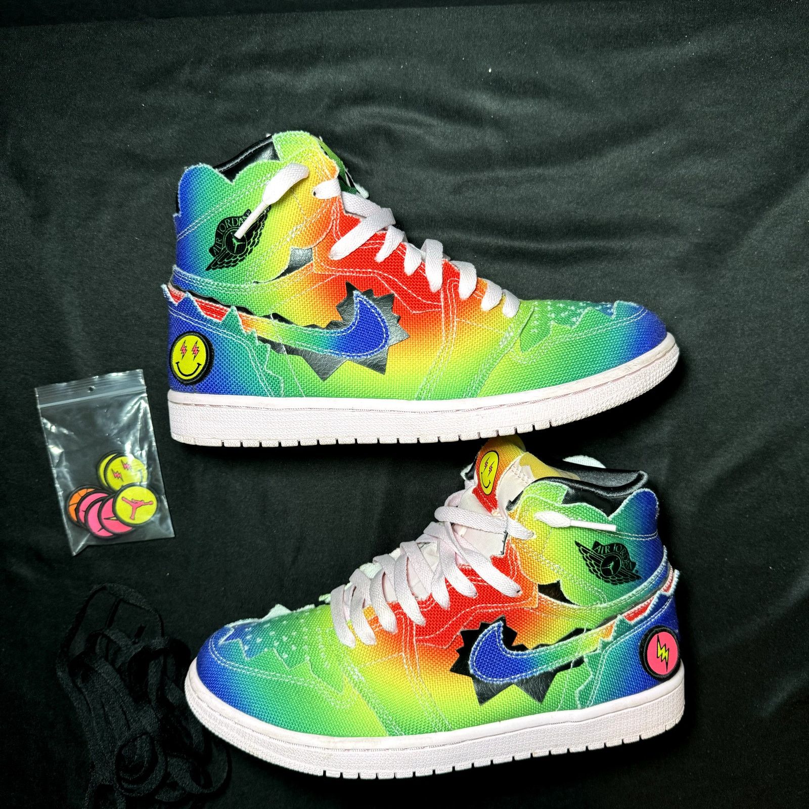 Size Balvin x Air Jordan Retro High Colores Y Vibras