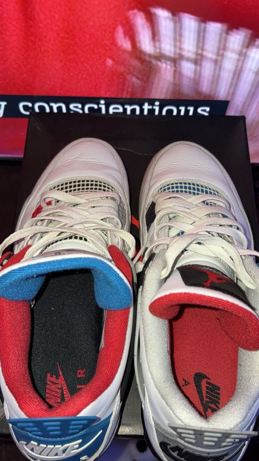 Jordan Brand Jordan 4 retro “what the” Size US 12 / EU 45 - 6 Thumbnail