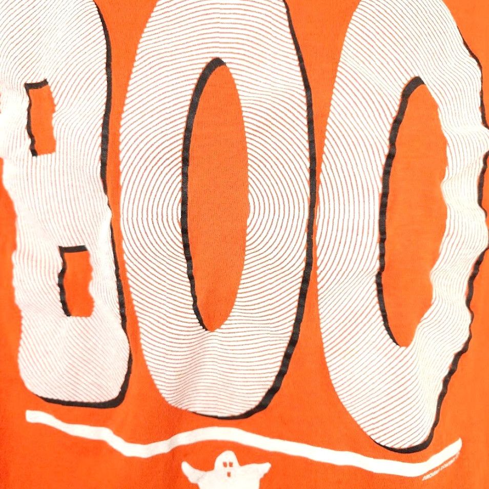 Vintage VINTAGE Ground Control Halloween Ghost T Shirt Mens 2XL Orange 90s Boo Made In USA Cotton Short Sleeve Crew Neck Size US XXL / EU 58 / 5 - 3 Thumbnail