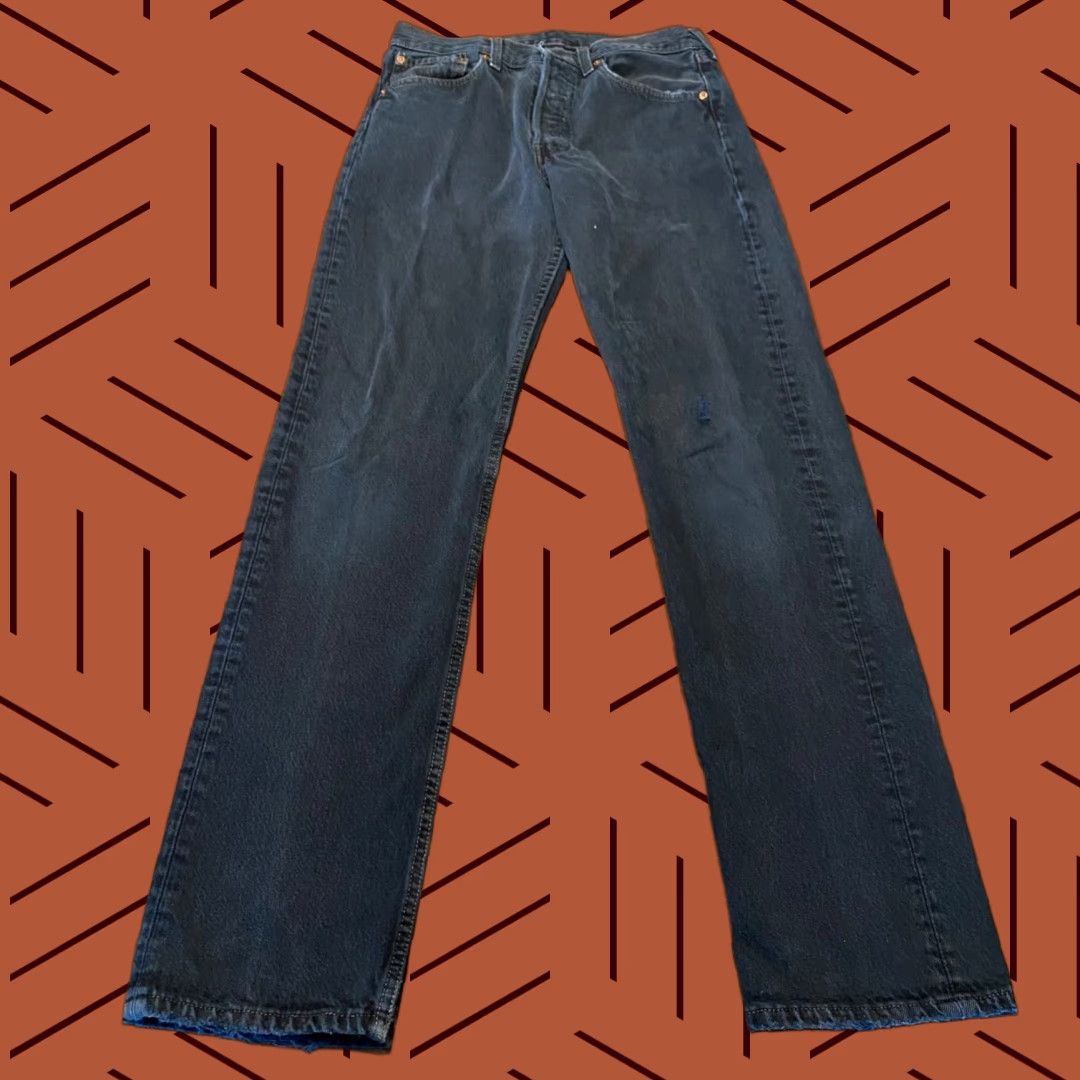 Levi's VTG Levi's 501 Jeans Mens 30x32 Blue Dark Wash Button Fly Denim Pants USA Made Size US 30 / EU 46 - 1 Thumbnail