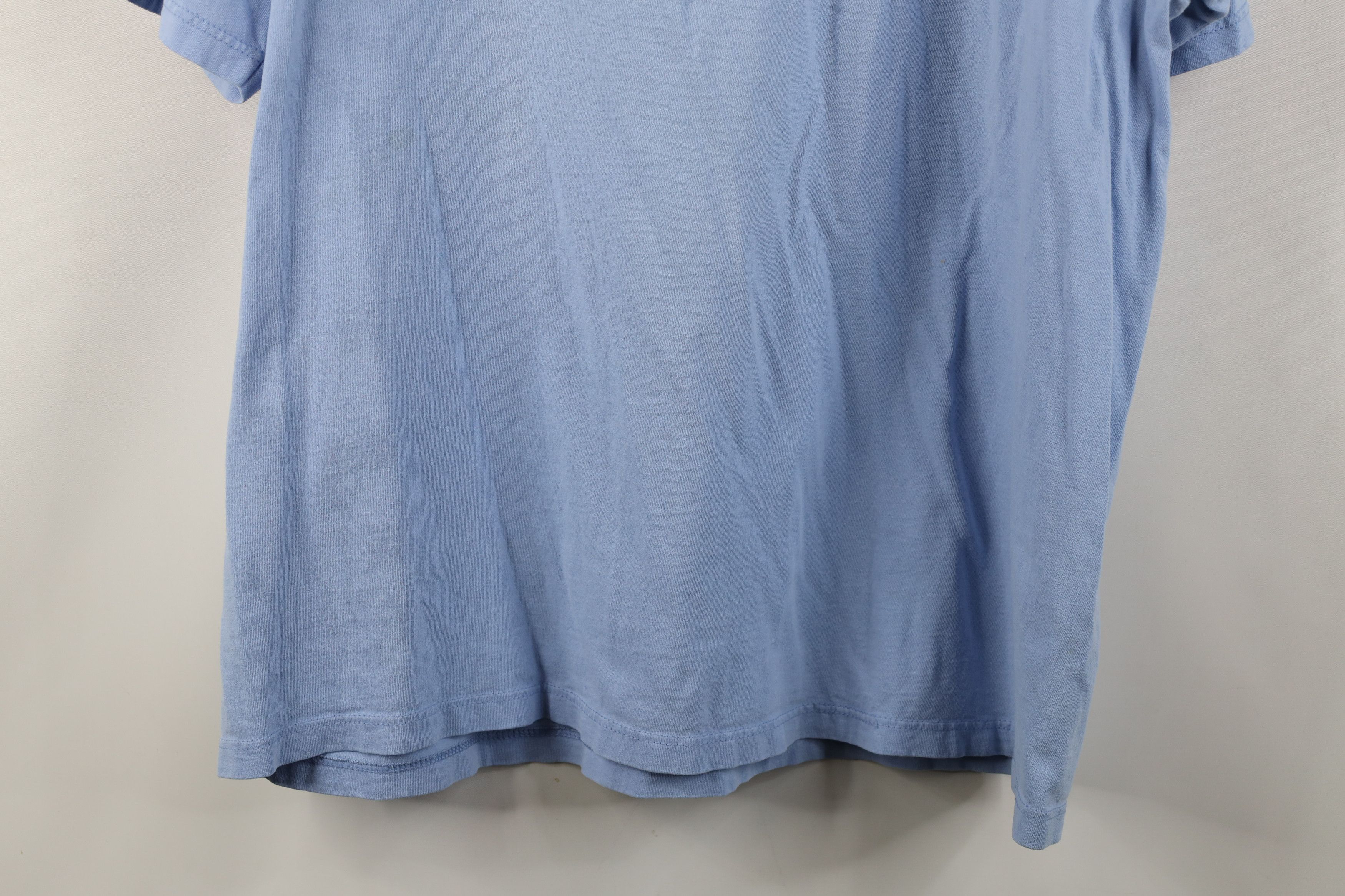 Vintage Vintage 90s Streetwear Alaskas Wolf Dog T-Shirt Blue Cotton Size XXL / US 16-18 / IT 52-54 - 16 Thumbnail