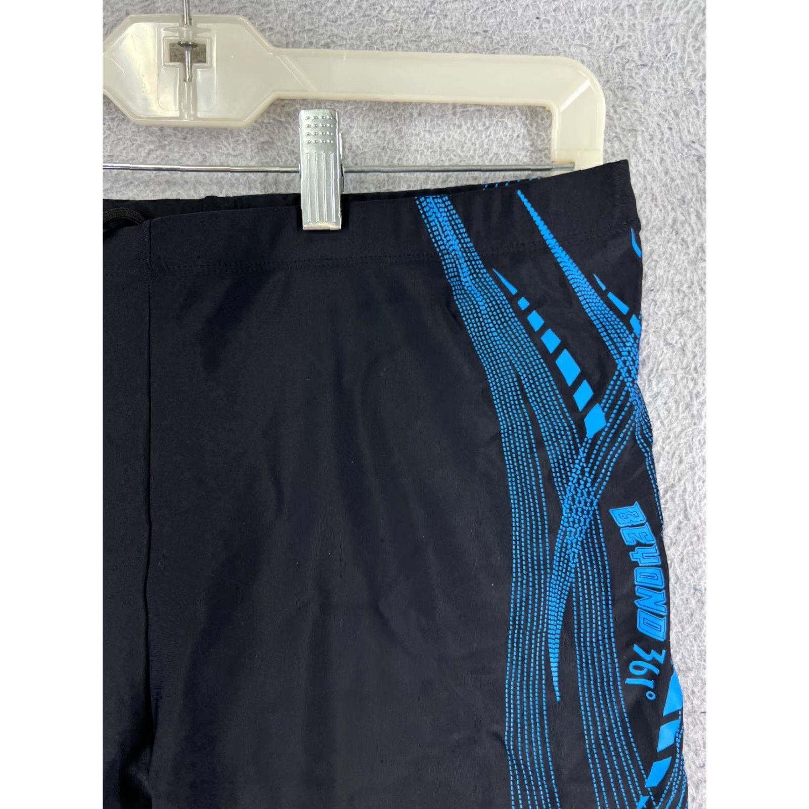 Vintage 361 Degree Shorts Bottom Men 2XL Black Blue Jammer Polyester Swim Bottom Sports Size US 39 - 7 Thumbnail