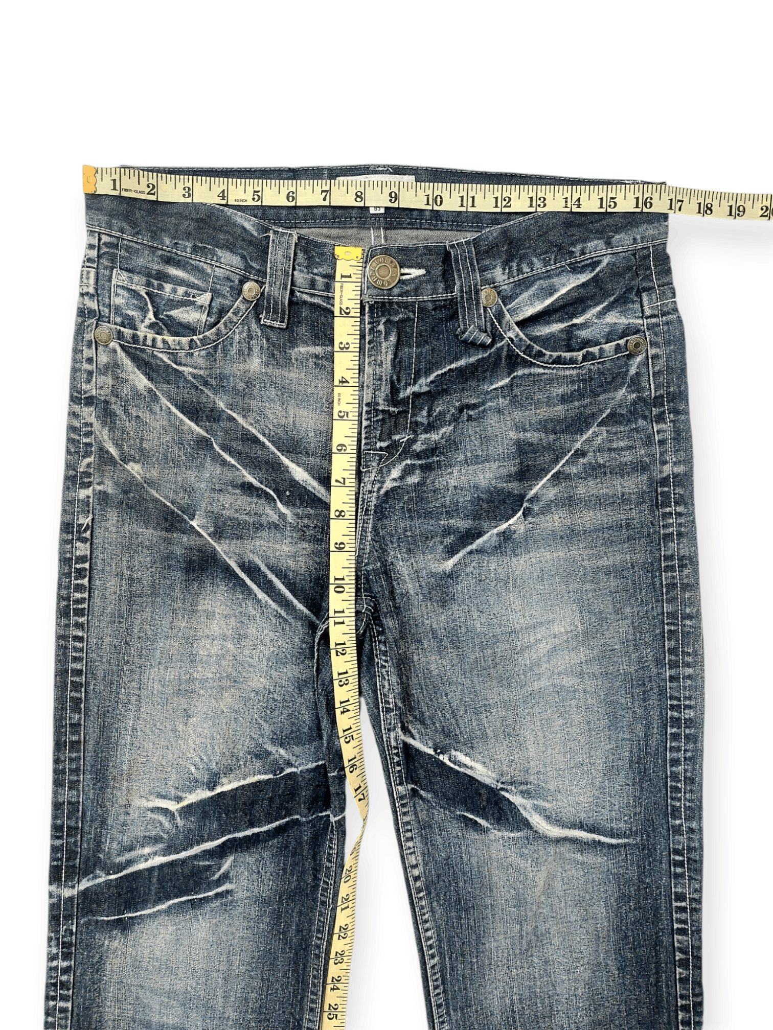 【LOWBOX】 Damage Design Denim LOWBOX Distressed Denim Punk Rock Undercover Inspired💥