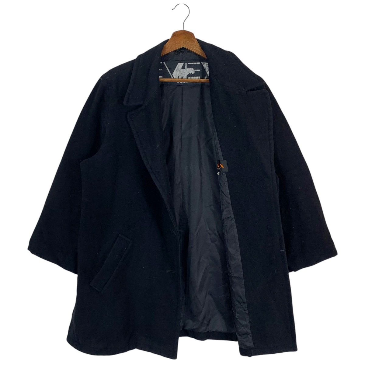 Krizia Uomo × Vintage VINTAGE EVEX BY KRIZIA WOOL BUTTON COAT Size US S / EU 44-46 / 1 - 2 Thumbnail