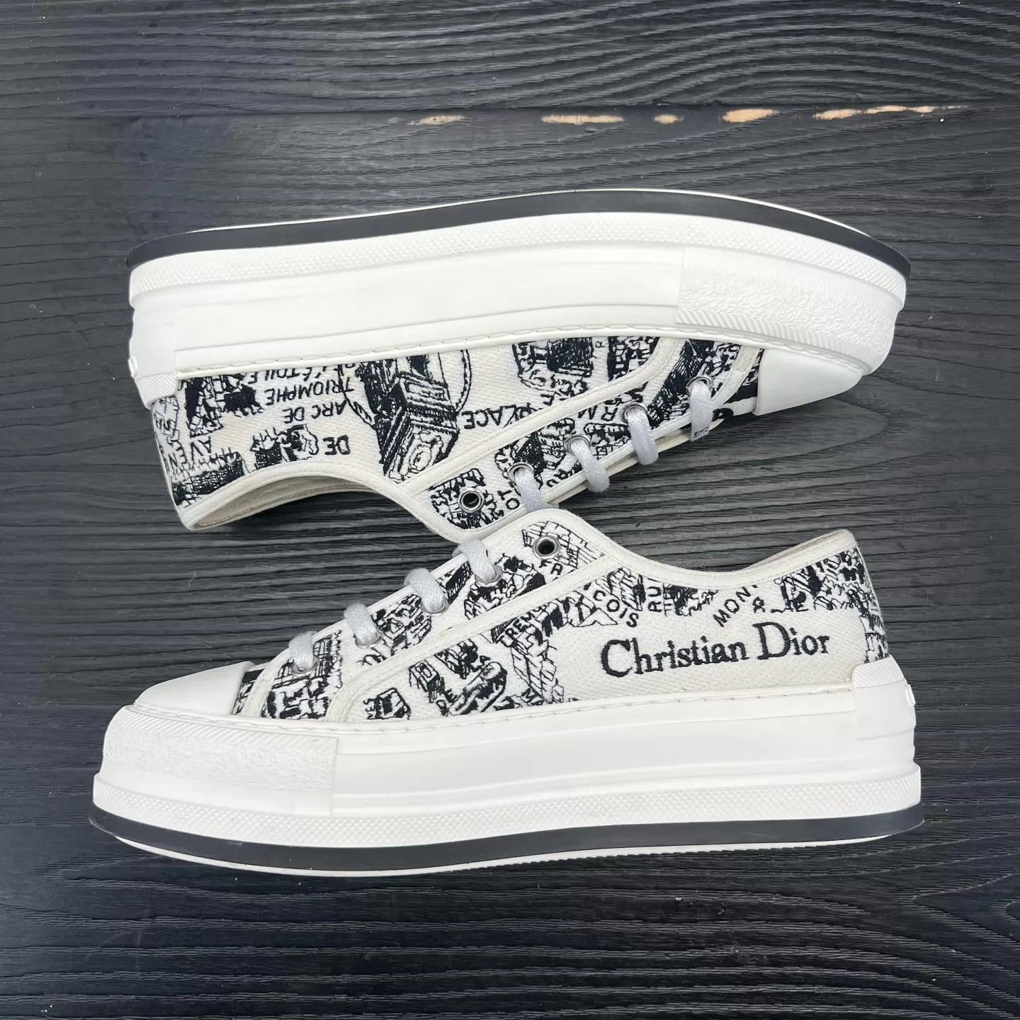 Dior Dior Walk Embroidered 38W Mint (OrgBox) Size US 7.5 / IT 37.5 - 3 Thumbnail