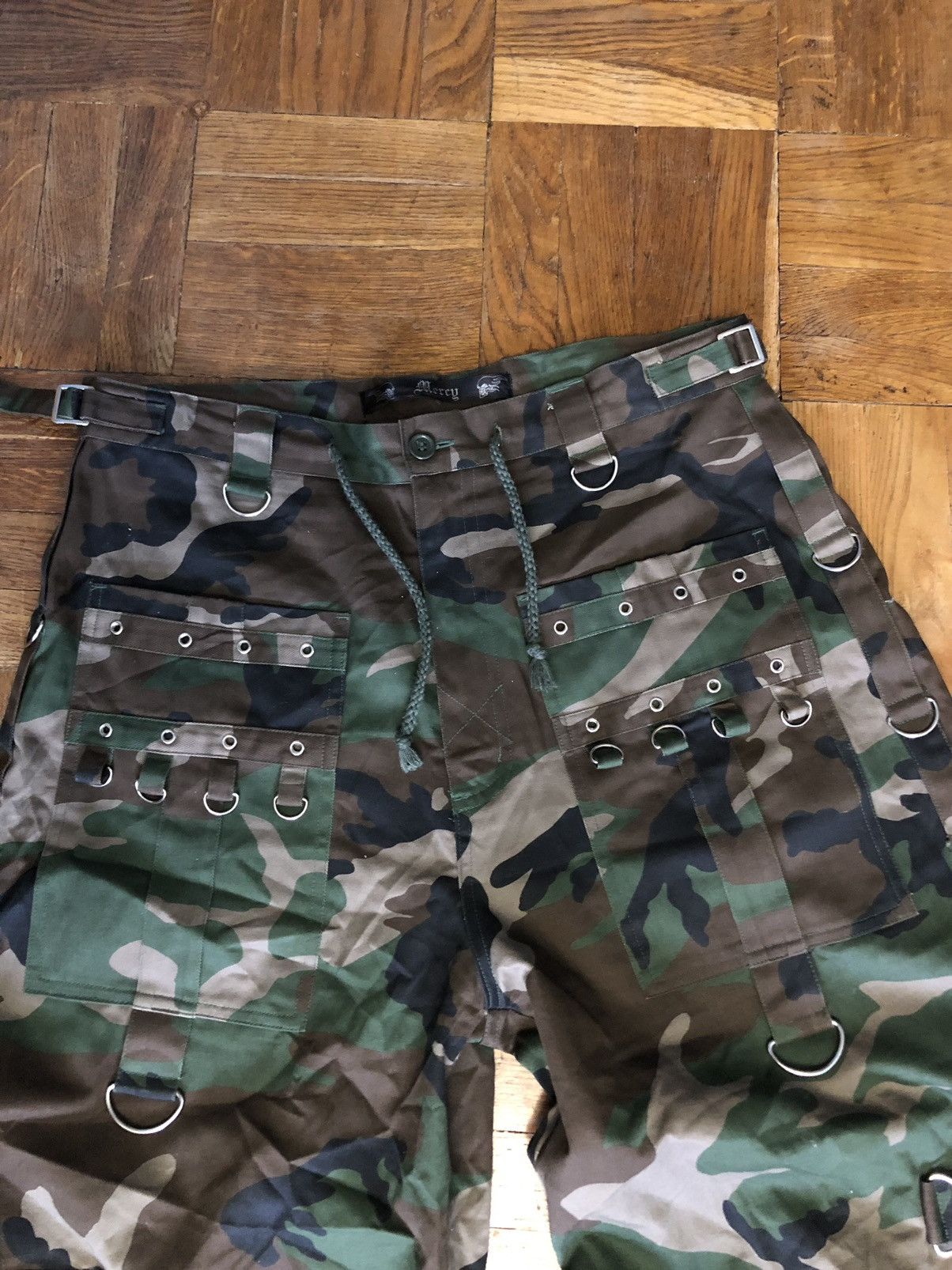 Vintage MERCY Japan Parachute Bondage Crago pants