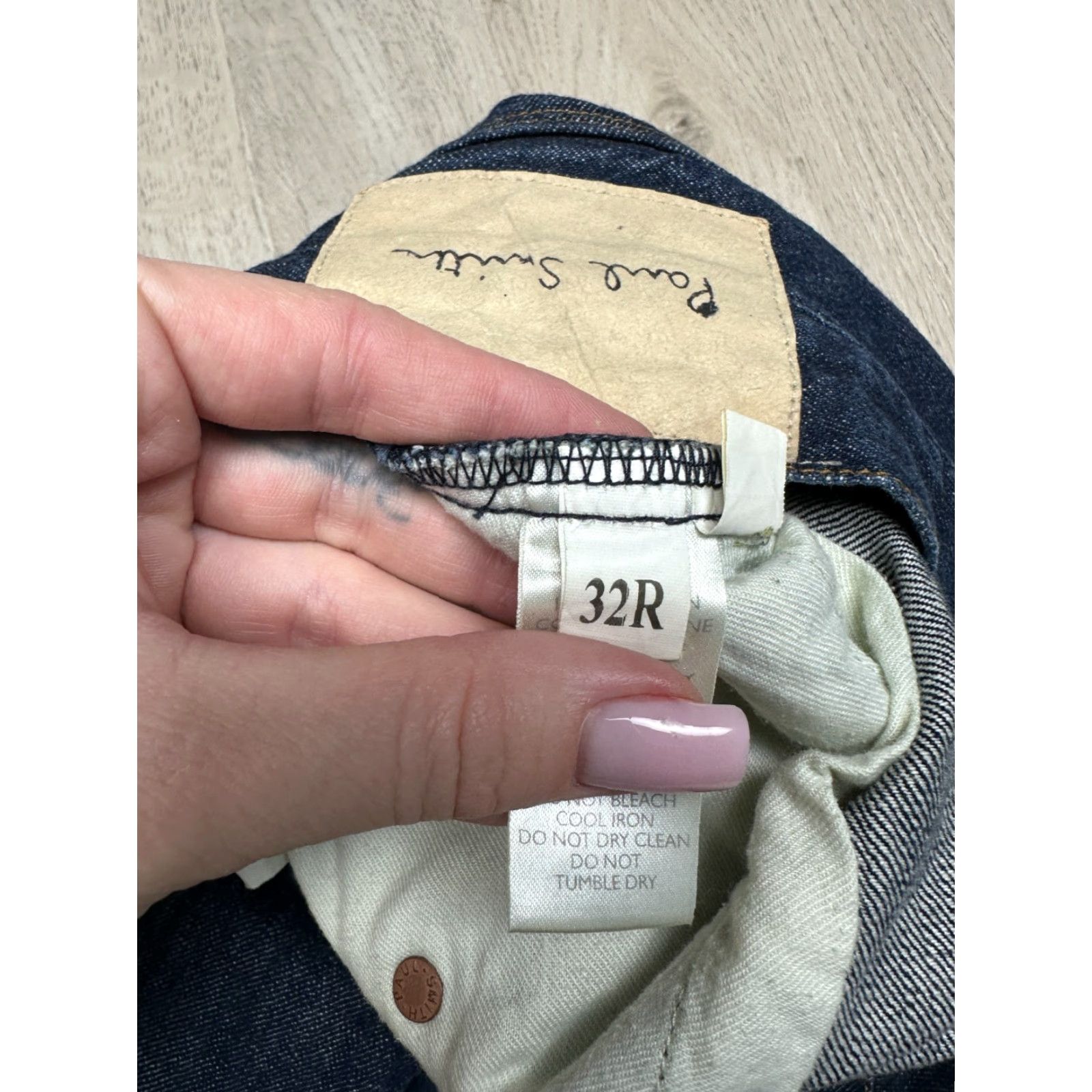 Paul Smith Paul Smith Jeans Denim Pants Mens Size 32 Blue Cotton Regular Straight 32in Inseam 32in Vintage: No Size US 32 / EU 48 - 5 Thumbnail
