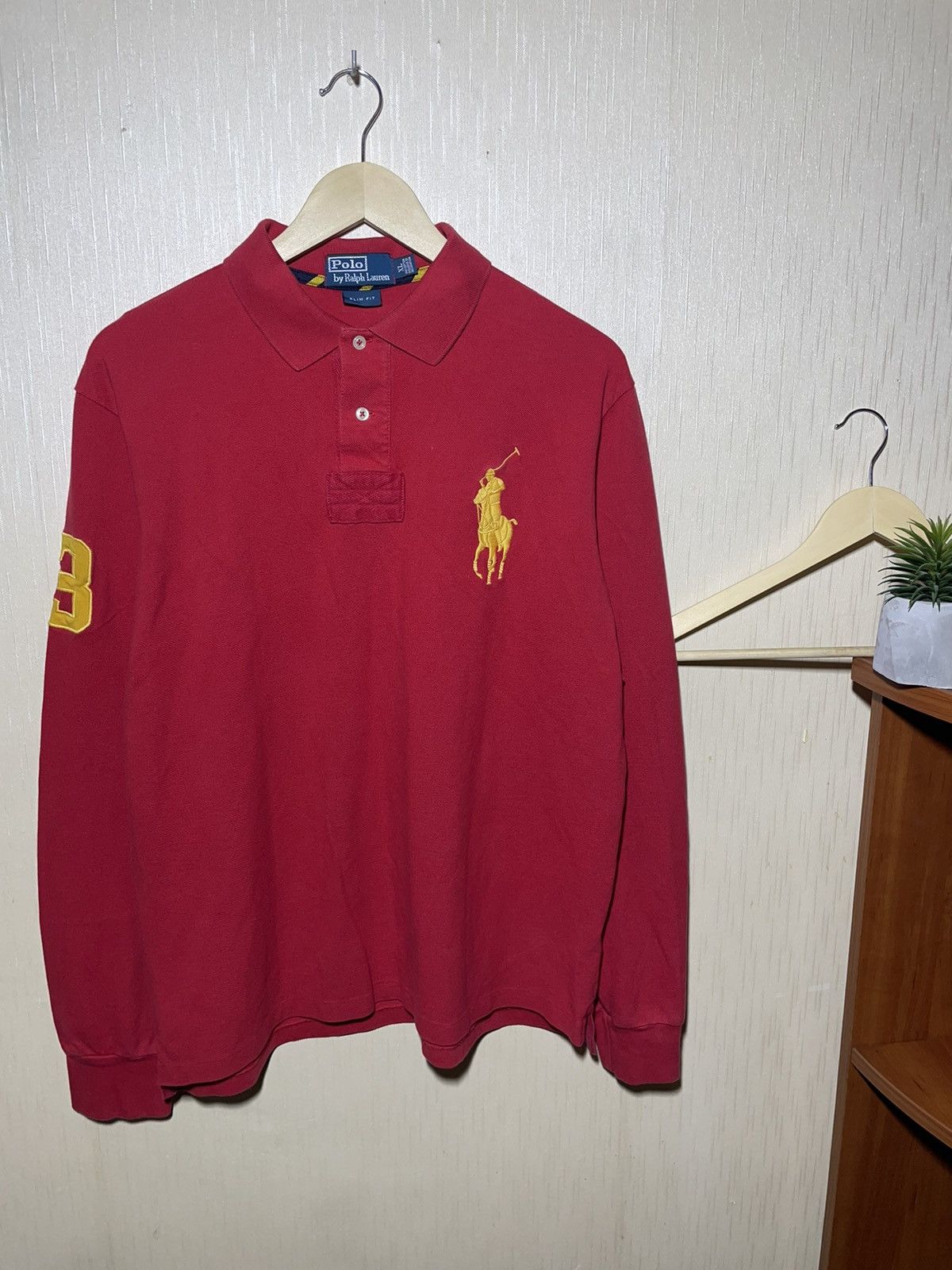 Polo Ralph Lauren × Vintage Polo Ralph Lauren vintage rugby jersey long sleeve Size US XL / EU 56 / 4 - 1 Thumbnail