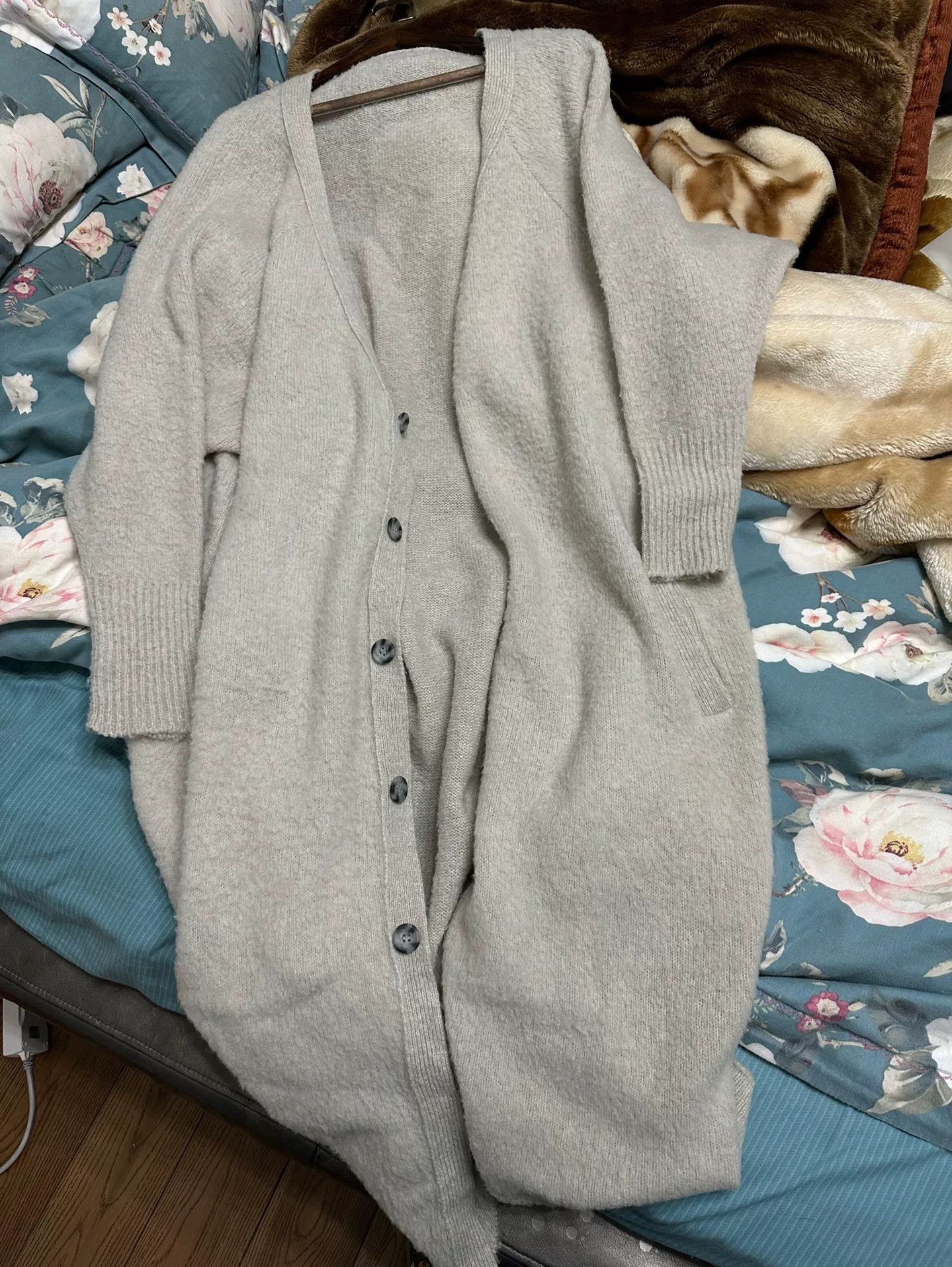 Y's Y's Wool Long Knit Cardigan for Women Size S / US 4 / IT 40 - 1 Thumbnail