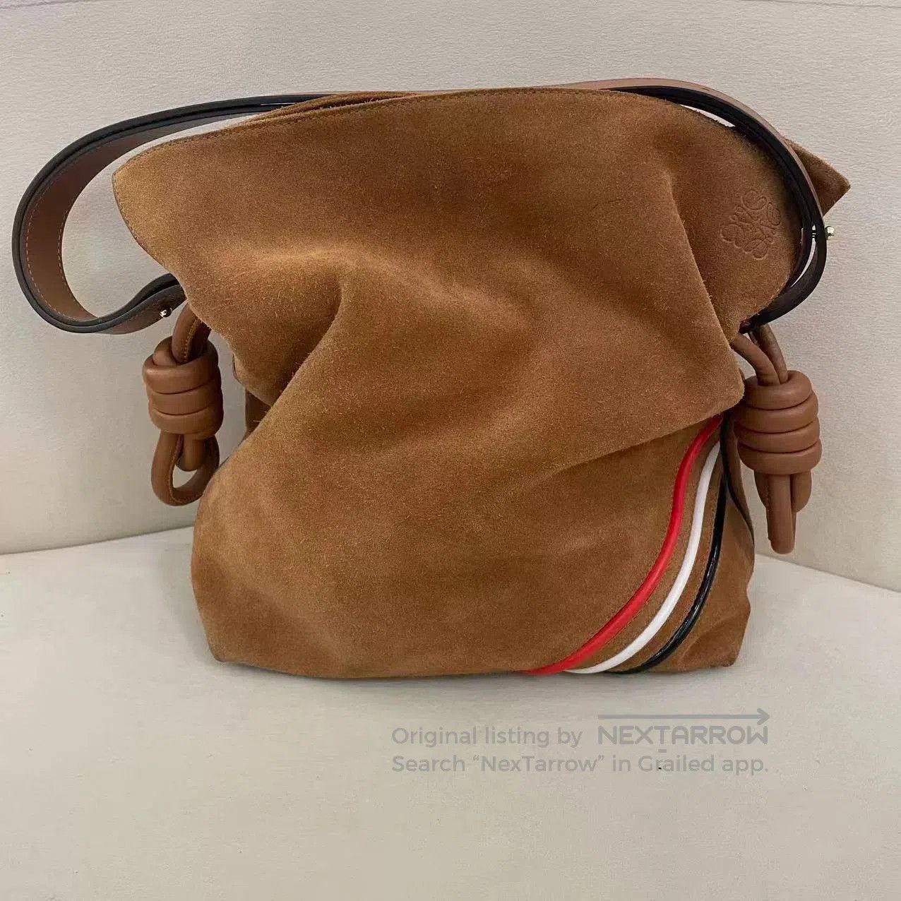Loewe Loewe Vintage Brown Suede Crossbody Bag. Size ONE SIZE - 1 Thumbnail