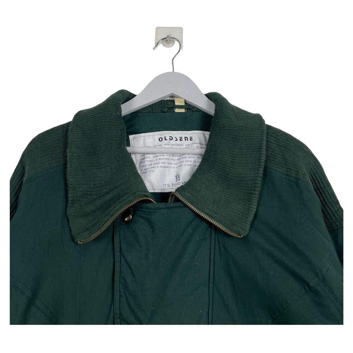 Japanese Brand 💥80s OLDSENE BOMBER JACKET INSPIRED ISSEY MIYAKE Size US L / EU 52-54 / 3 - 4 Thumbnail
