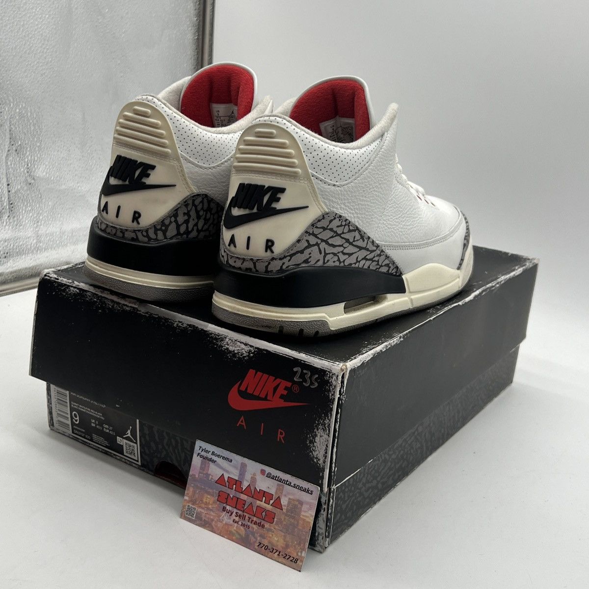 Jordan Brand Air Jordan 3 white cement reimagined Size US 9 / EU 42 - 5 Thumbnail