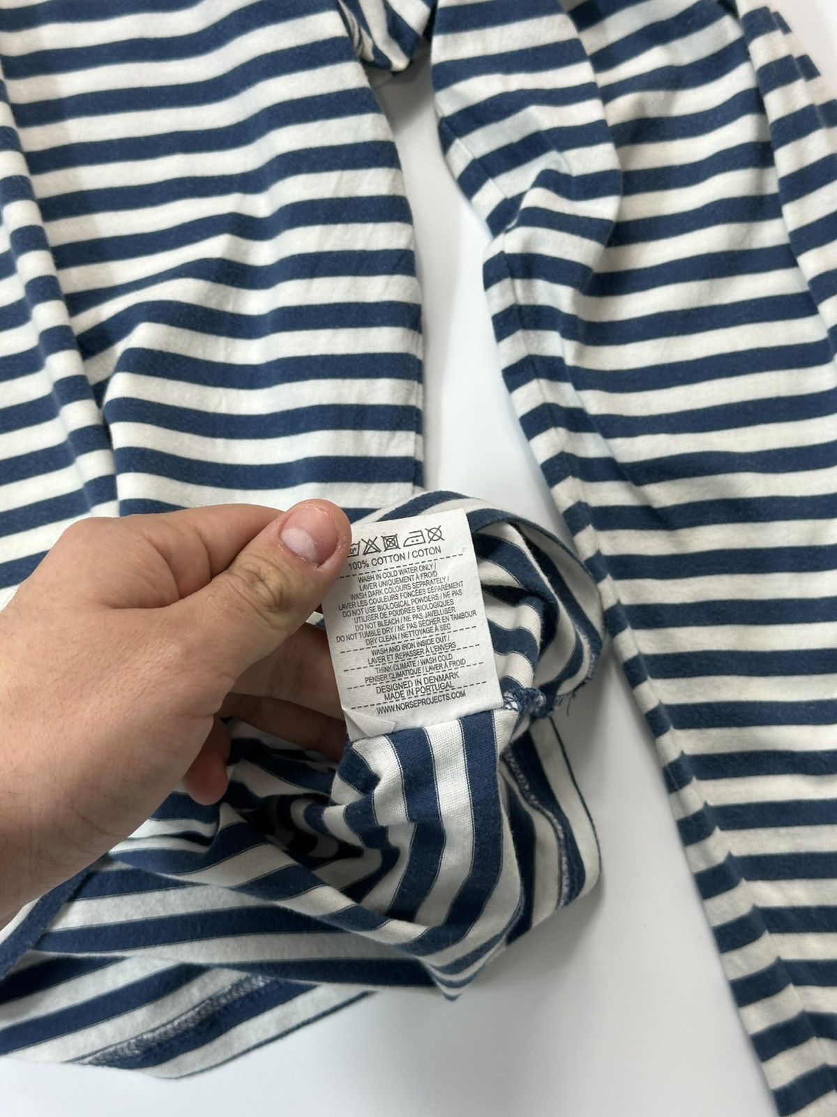 Norse Projects Norse Project Stripped Long Sleve Men's Size US L / EU 52-54 / 3 - 8 Thumbnail