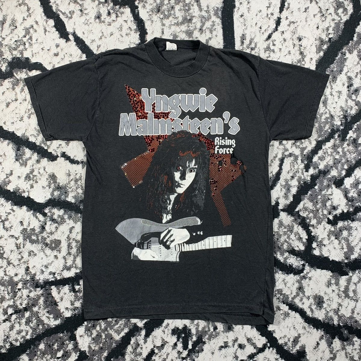 Band Tees × Vintage Rare Vintage Yngwie Malmsteen The Seventh sign