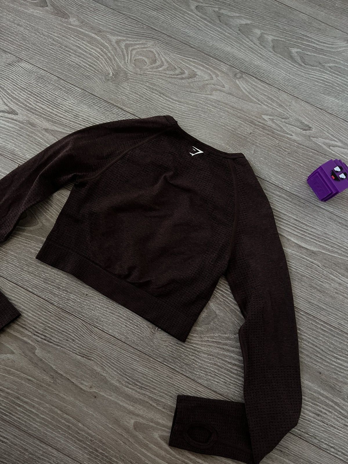 Gymshark ‼️Gymshark Womans Long Sleeve Onyx Straight Fit Gym Top‼️ Size S / US 4 / IT 40 - 17 Thumbnail