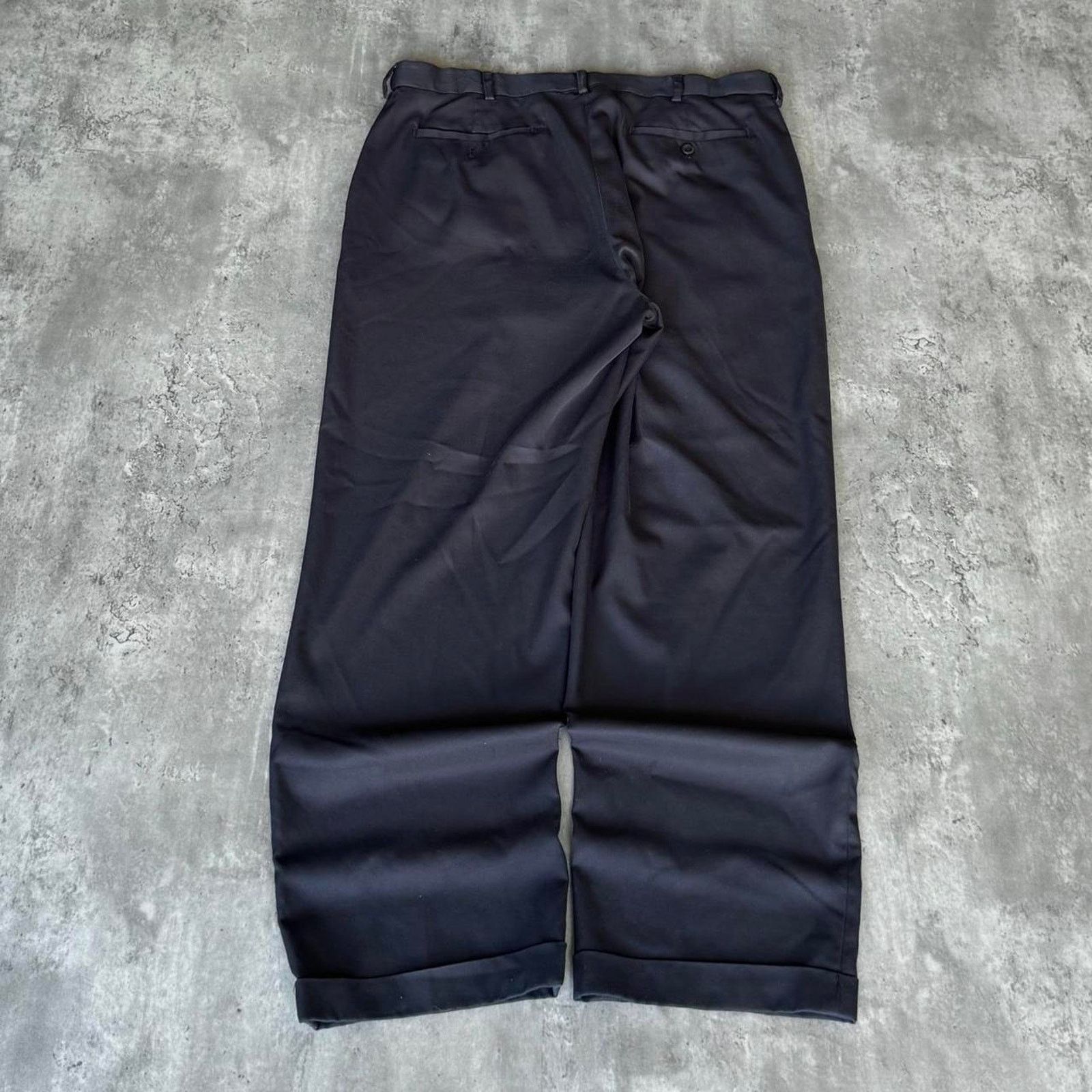 JNCO × Saddlebred Vintage Saddlebred Navy Blue Chino Baggy Dress Pants Size US 36 / EU 52 - 2 Thumbnail