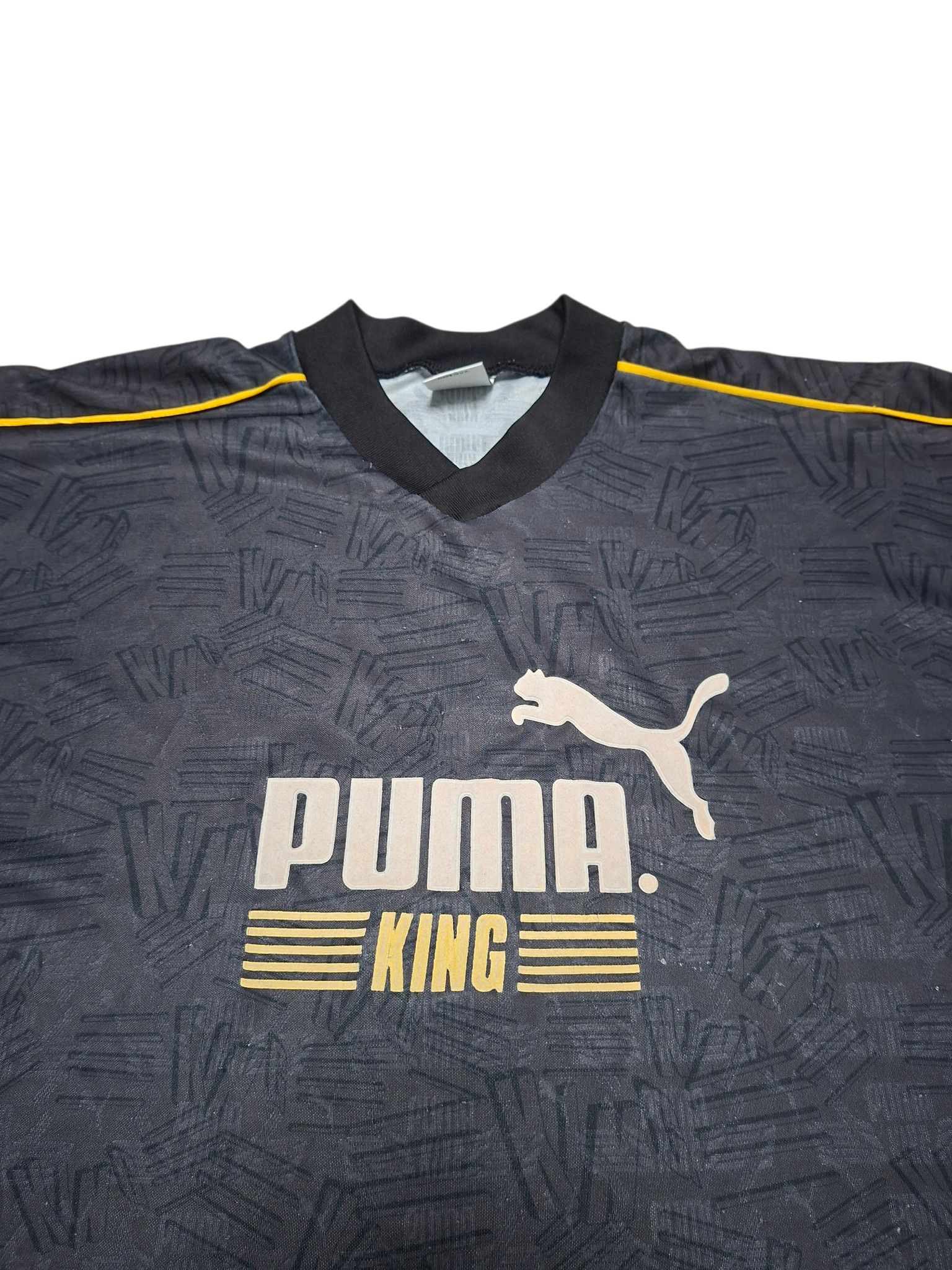 Puma PUMA KING VINTAGE 90S MADE IN UK BIG LOGO SOCCER JERSEY TEE Size US XL / EU 56 / 4 - 2 Thumbnail