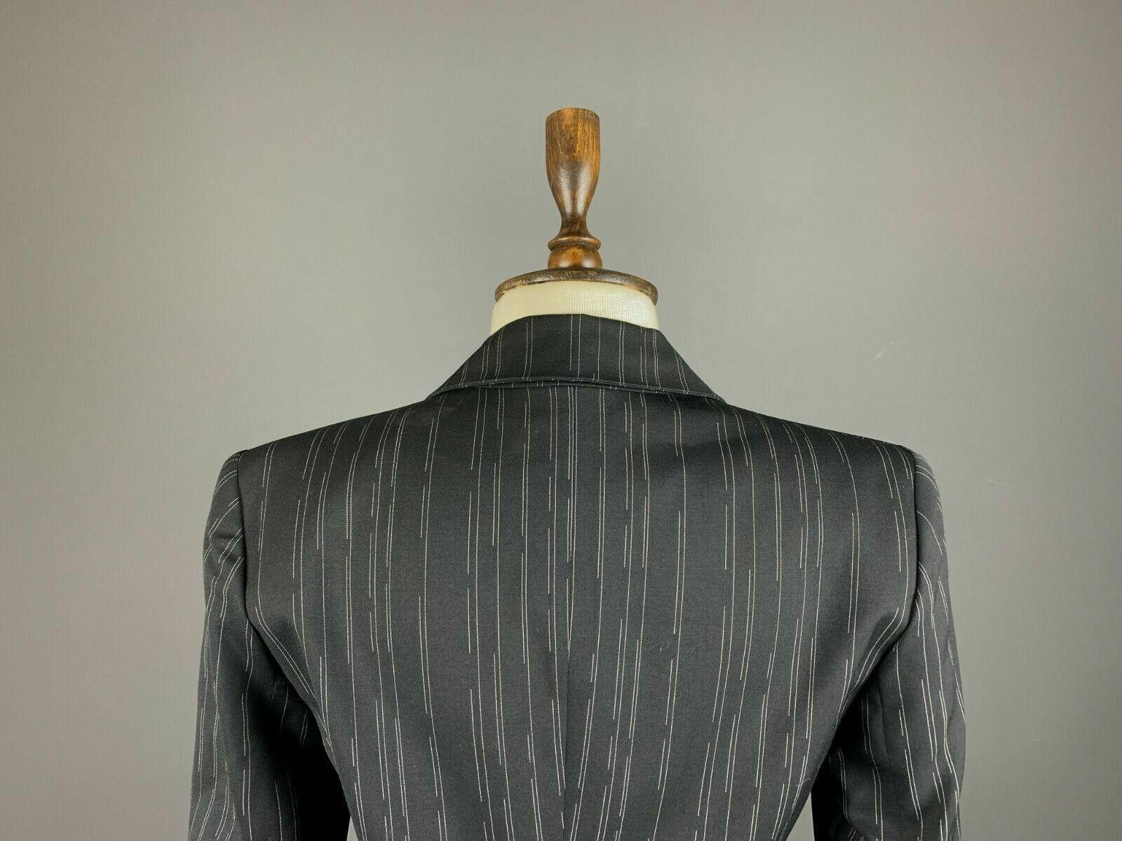 Kenzo Kenzo Jungle Black Wool Stripe 2 Blazer Jacket Size 38 Size 40R - 7 Thumbnail