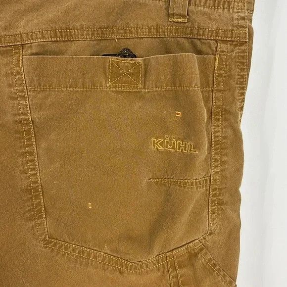 Kuhl KUHL Mens Sz 40 Ramblr Teak/Tan Cargo Patina Dyed Shorts Size US 40 / EU 56 - 6 Thumbnail