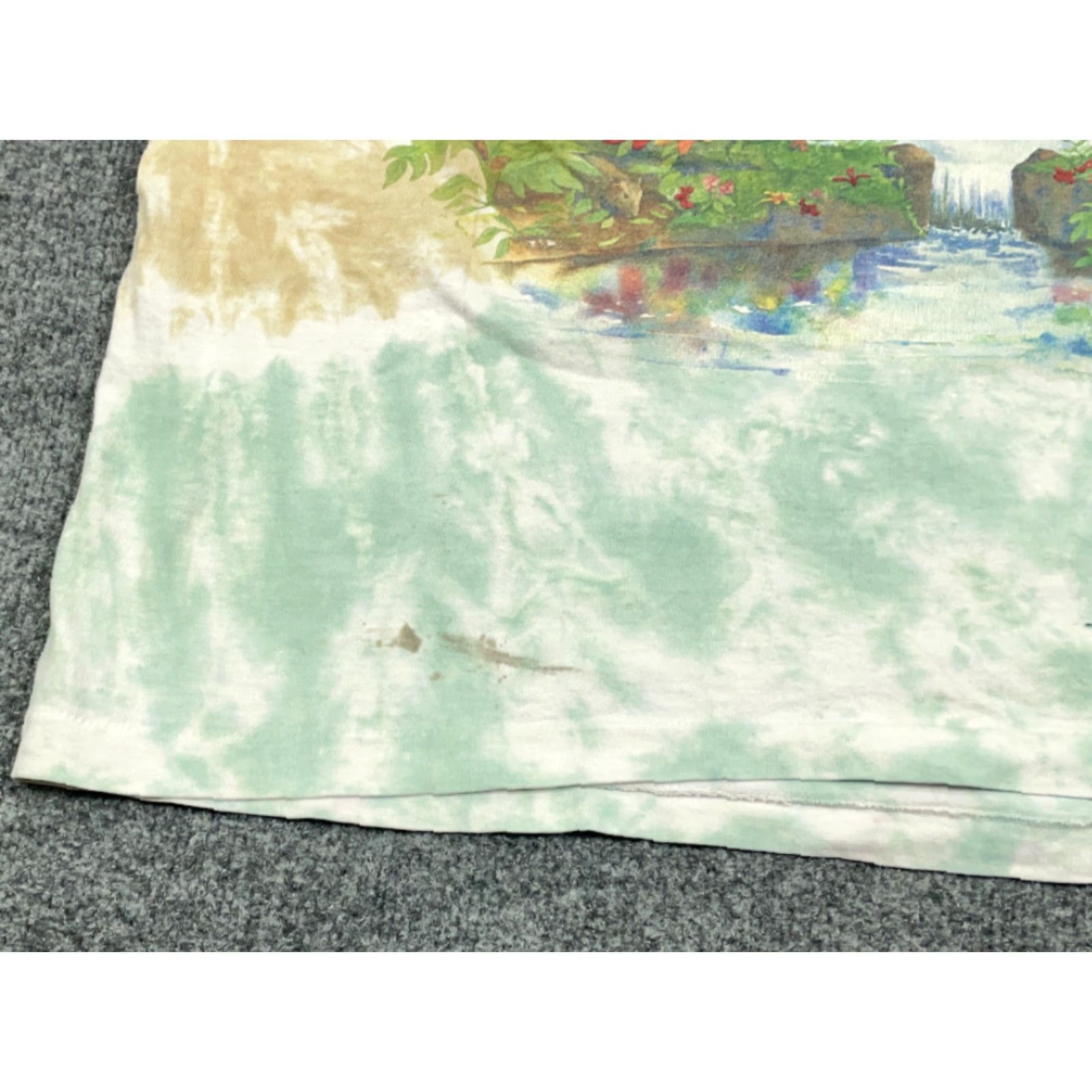 Liquid Blue VINTAGE Liquid Blue 1991 Rainforest T-Shirt Adult XL Tie Dye Crew Neck Short Sleeve Cotton Jersey AOP Graphic Print 90s Mens Size US XL / EU 56 / 4 - 4 Thumbnail