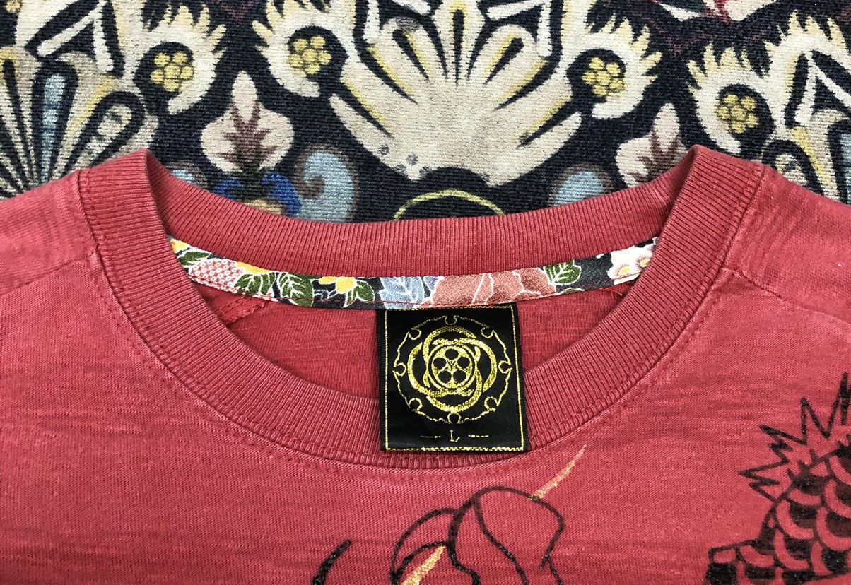 Japanese Brand Sukajan Motive Dragon Art Tatoo Long Sleeve Shirt Size US L / EU 52-54 / 3 - 3 Thumbnail
