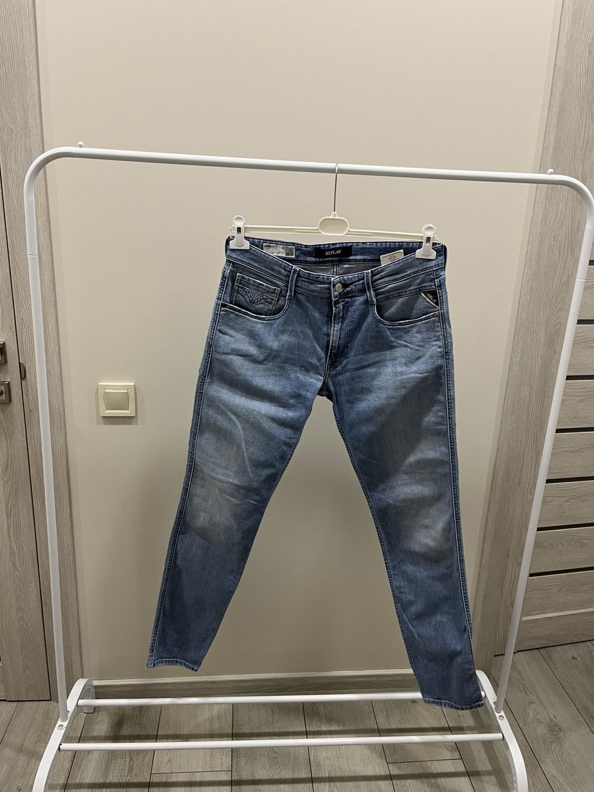 Replay 🔥Flared 🔥Replay Anbass Distressed Denim🔥 Size US 32 / EU 48 - 1 Thumbnail