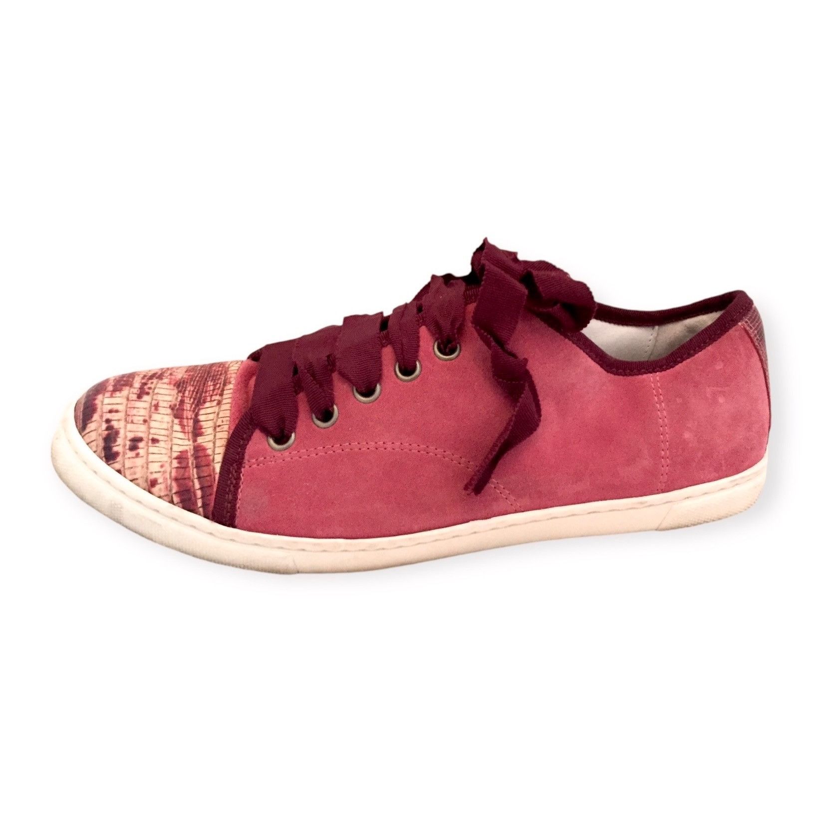 Lanvin Lanvin Paris Basket Basse Sneakers Alber Elbaz Era EU 39 Size US 9 / IT 39 - 3 Thumbnail