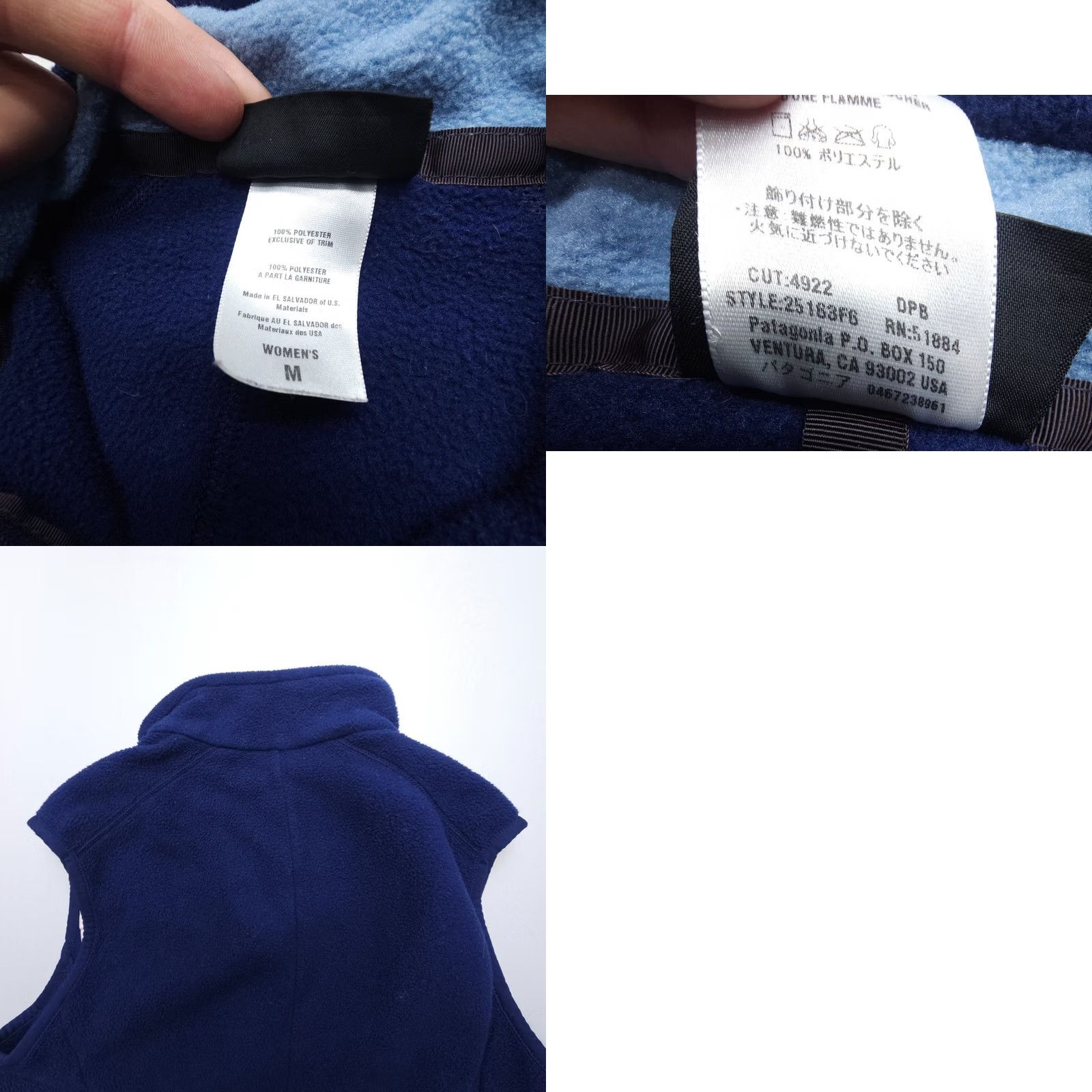 Patagonia Patagonia Synchilla Vest Womens Medium Blue Lightweight Y2K Logo Size M / US 6-8 / IT 42-44 - 8 Thumbnail