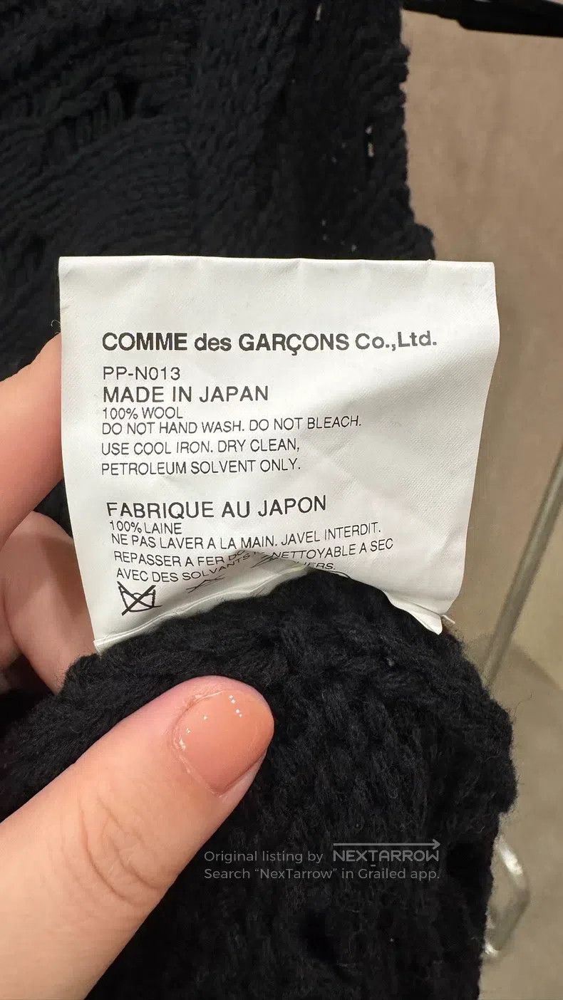Comme des Garcons Comme Des Garcons Distressed sweater, size S Size US S / EU 44-46 / 1 - 6 Thumbnail