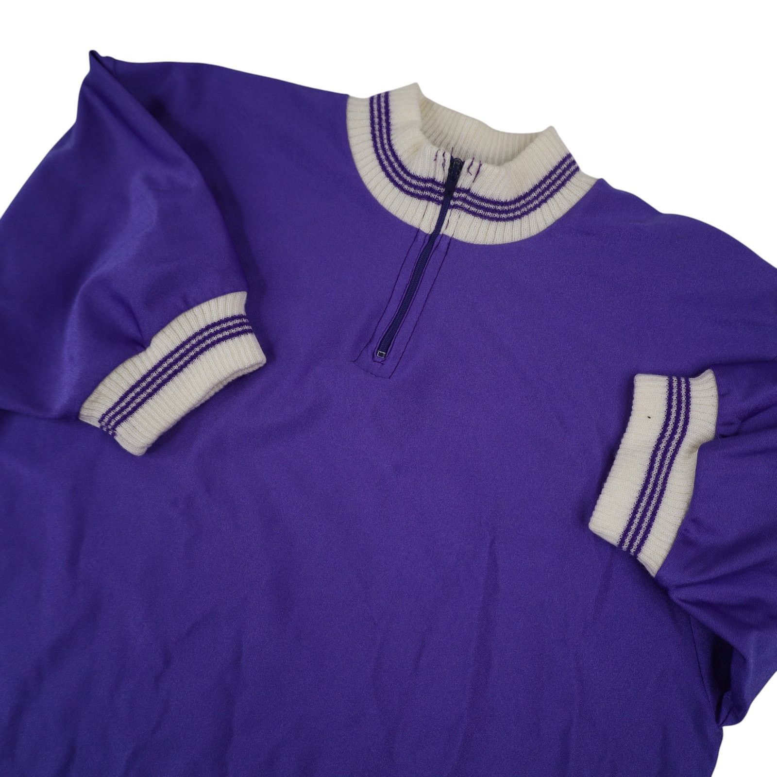 Vintage 70s True VTG DuPont Lycra Au Tour De France Cycling Jersey Size US S / EU 44-46 / 1 - 6 Thumbnail