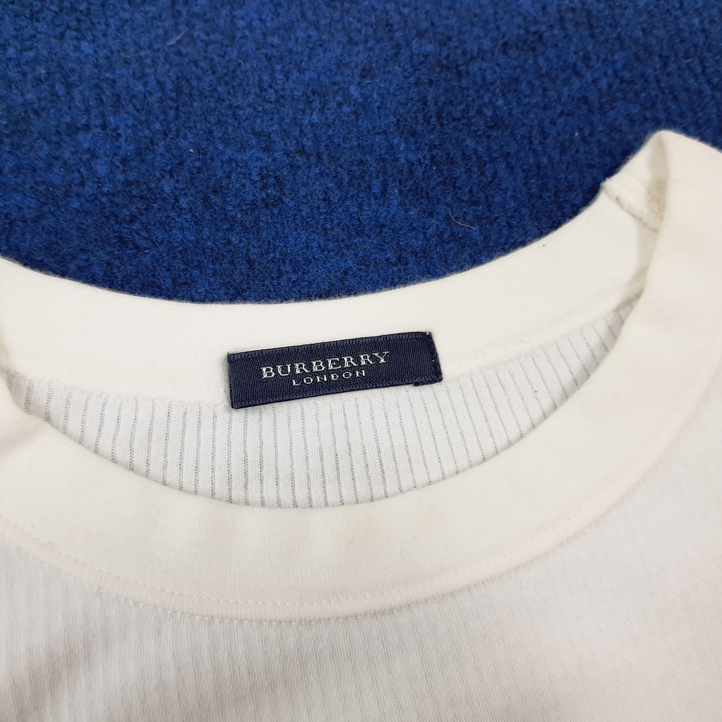 Burberry × Vintage Vintage Burberry London Corduroy Long Sleeve Tshirt Size US L / EU 52-54 / 3 - 4 Thumbnail