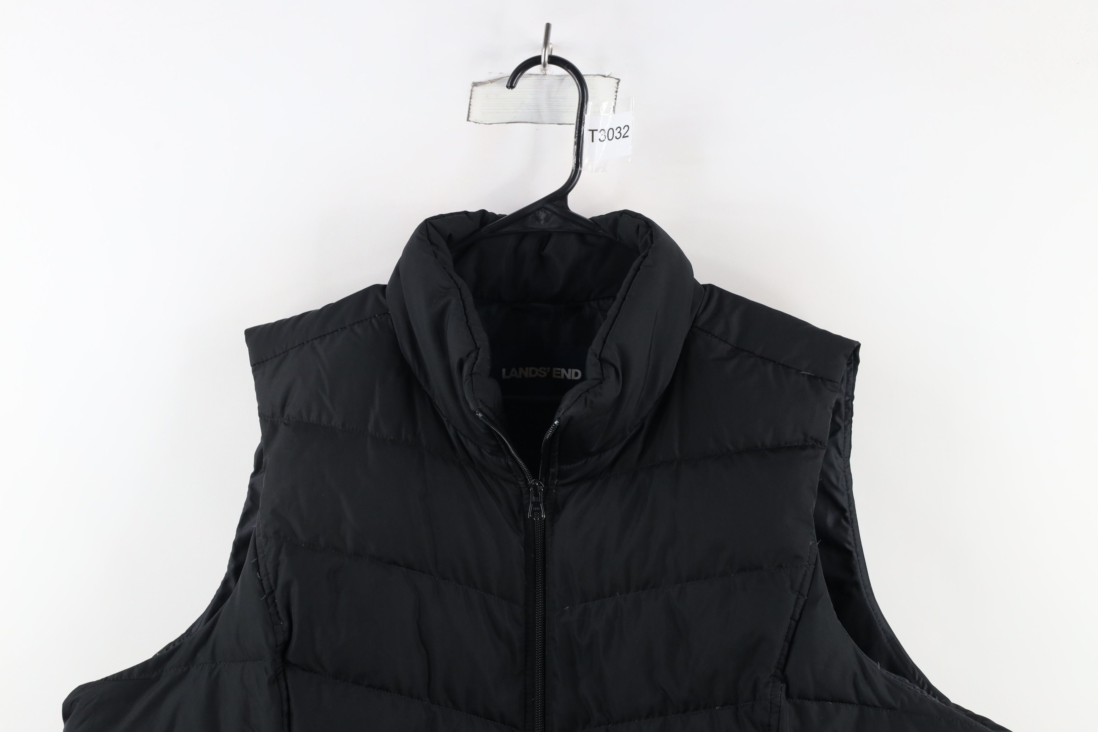 Lands' End × Vintage Vintage Lands End Fill Full Zip Puffer Vest Jacket Black Size US XXL / EU 58 / 5 - 2 Thumbnail