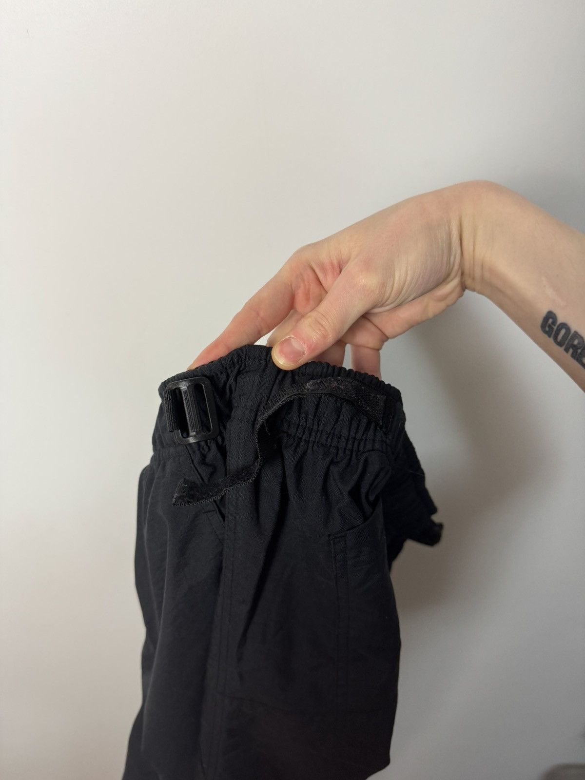 Nike Nike Black Insulated Track Pants Vintage 00s Baggy Fit Y2K Size US 32 / EU 48 - 9 Thumbnail