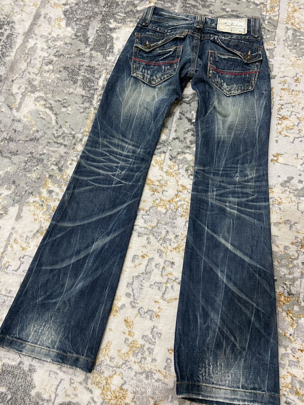 Japanese Brand Lolita Flare Jeans Size 24" / US 00 / IT 34 - 9 Thumbnail