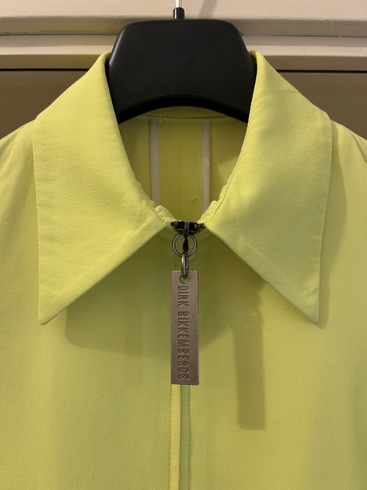Dirk Bikkembergs S/S 1997 neon yellow open vent slits short jacket Size M / US 6-8 / IT 42-44 - 7 Thumbnail