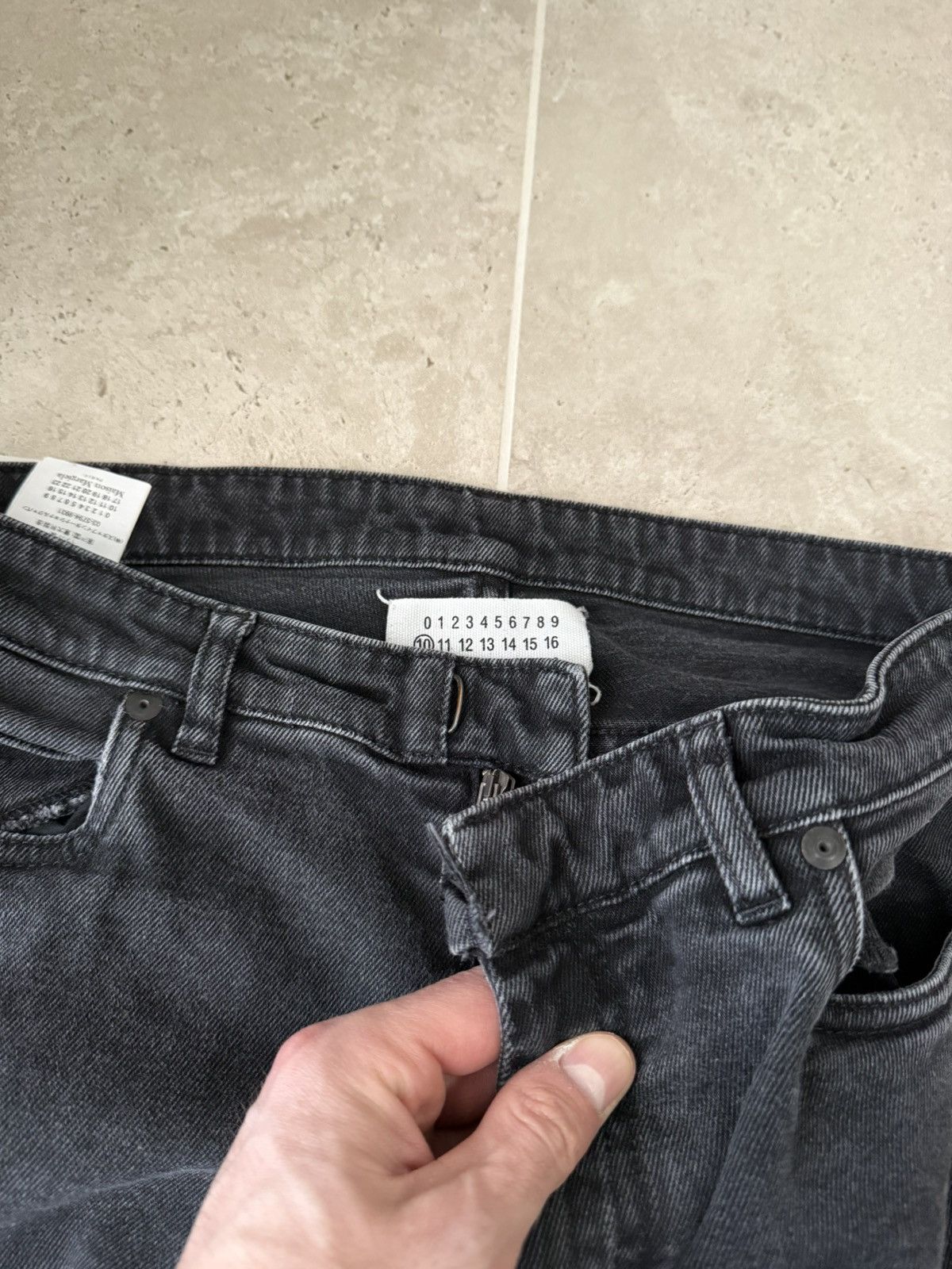 Maison Margiela Maison Margiela Denim Pants Wash Black Size US 30 / EU 46 - 6 Thumbnail