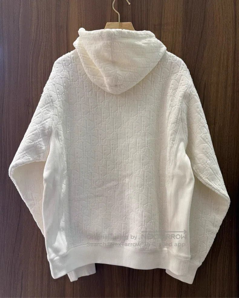 Dior Dior White towel hooded sweatshirt Size US L / EU 52-54 / 3 - 2 Thumbnail